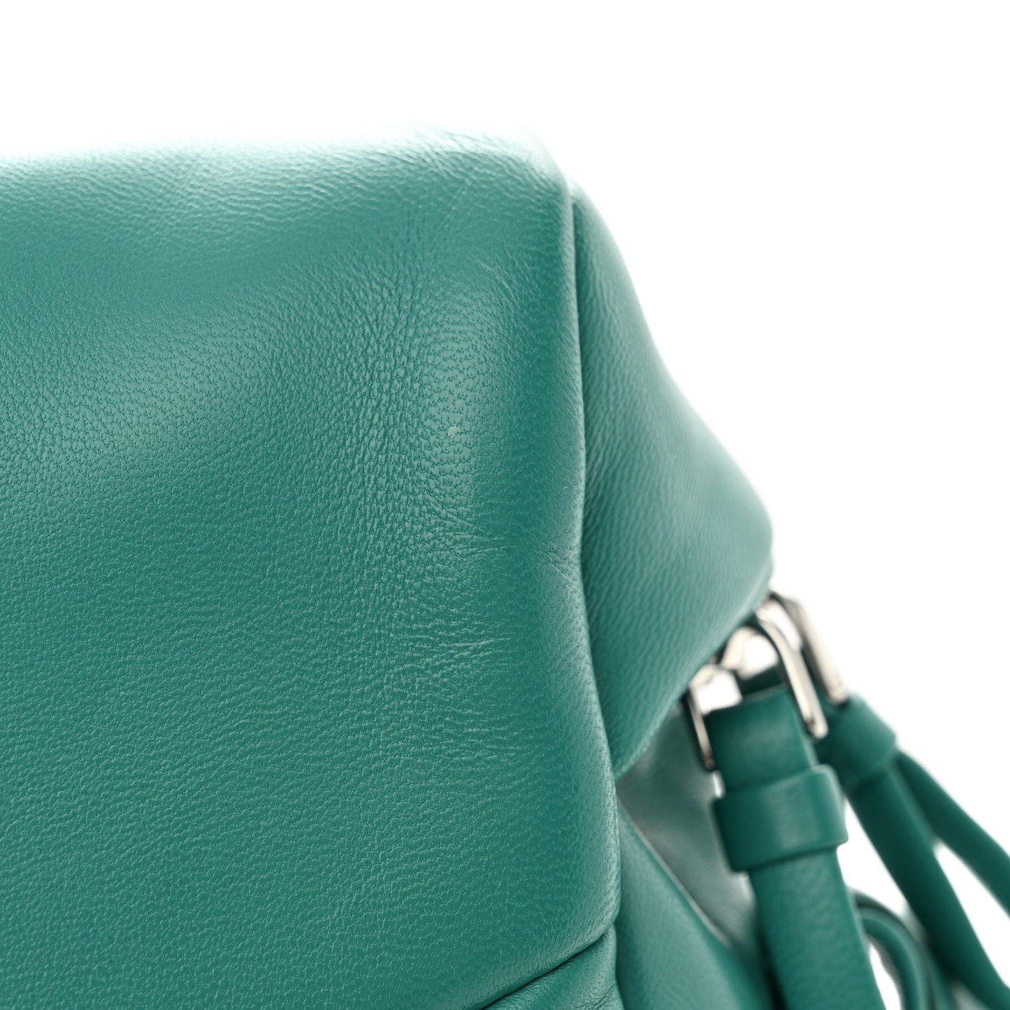 Nappa Padded Signaux Bag Turquoise