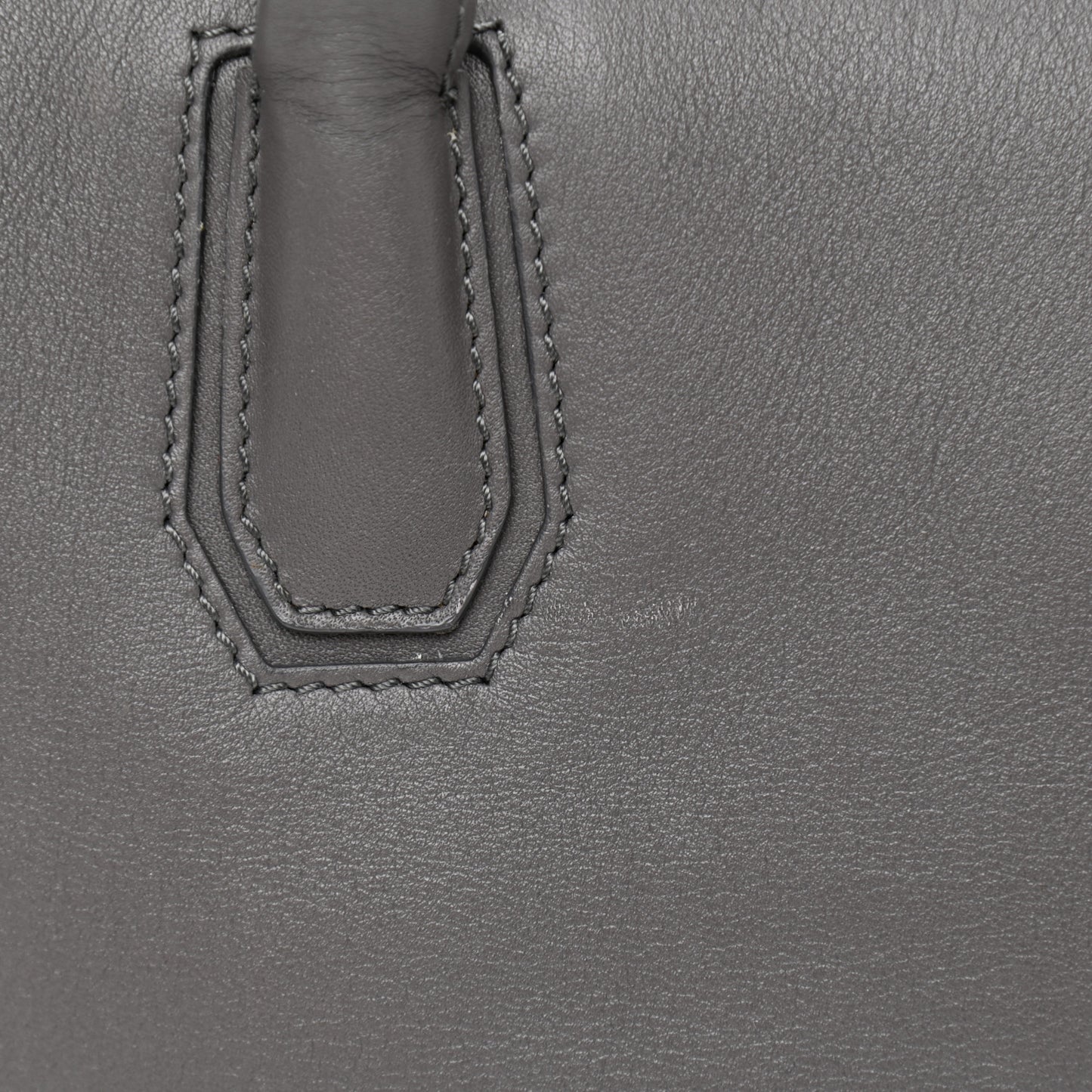 Calfskin Boston Bag Grey