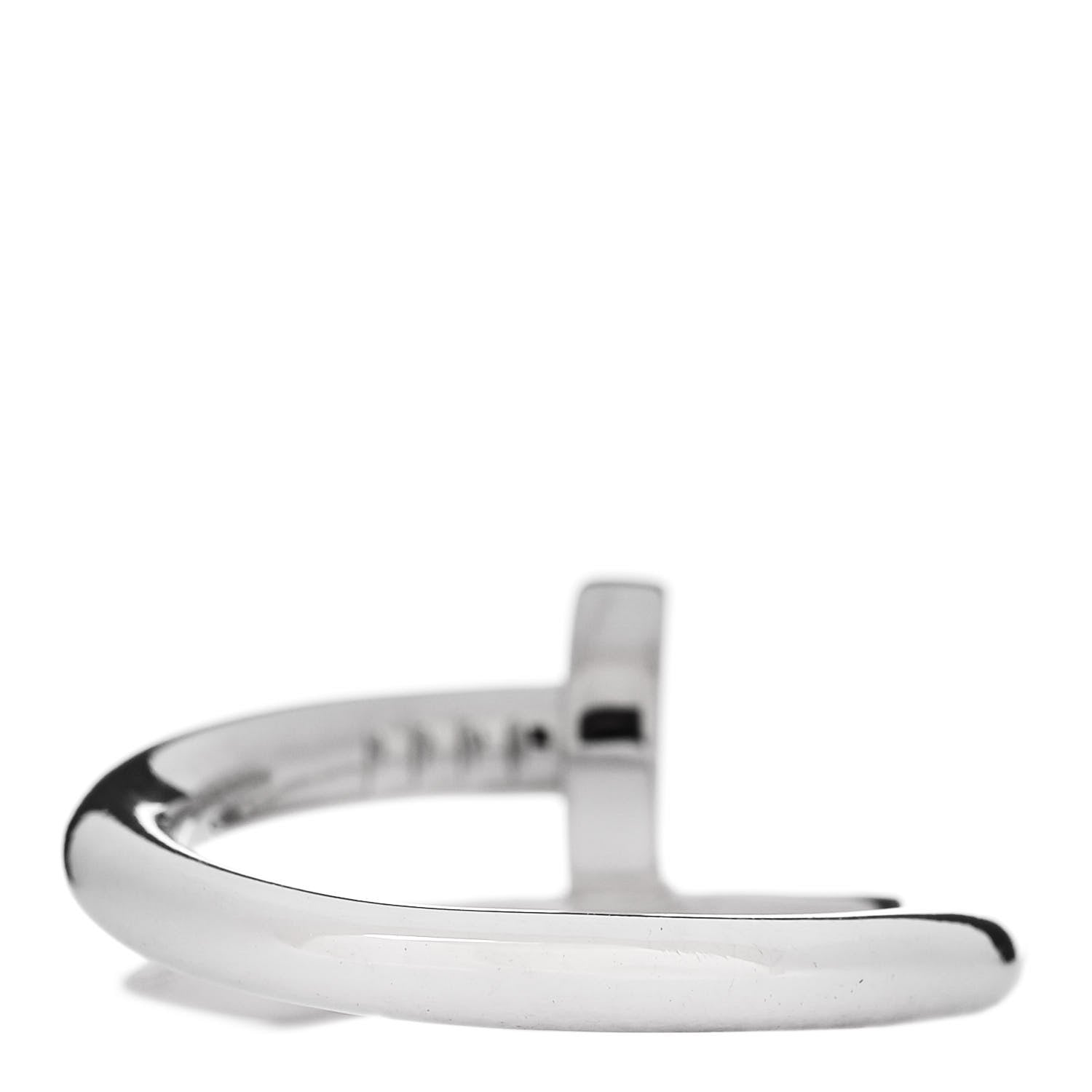 Cartier 18K White Gold Juste Un Clou Ring 52 6 3 of 5