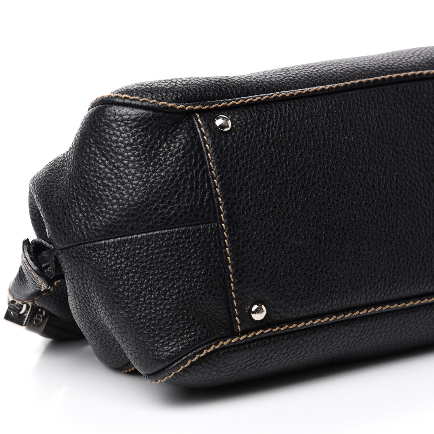 Chanel Calfskin Large Tassel Bowler Black 6 of 15