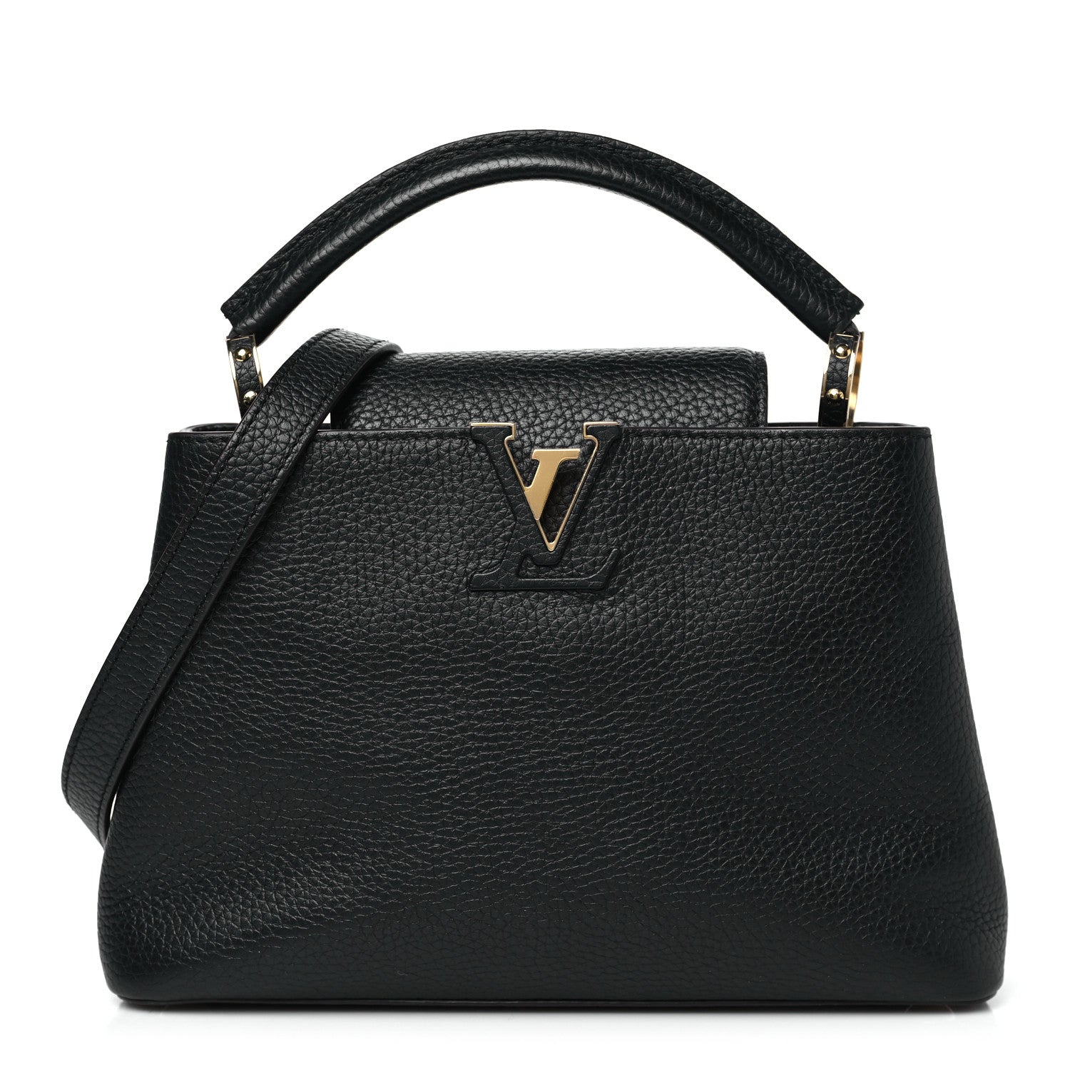 Louis Vuitton Taurillon Capucines BB Black 1 of 9