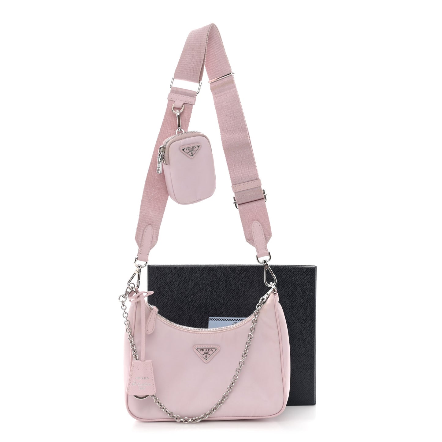 Nylon Re-Edition 2005 Shoulder Bag Alabastro