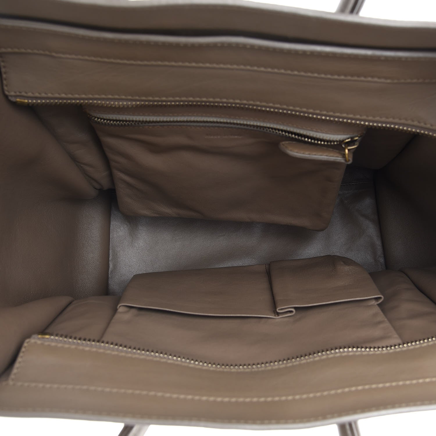 Celine Smooth Calfskin Mini Luggage Camel 5 of 9