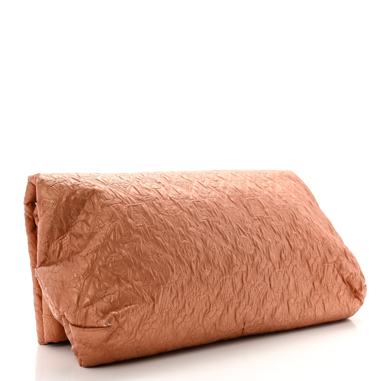 Jacquard Quilted Monogram Limelight Clutch GM Rose Gold
