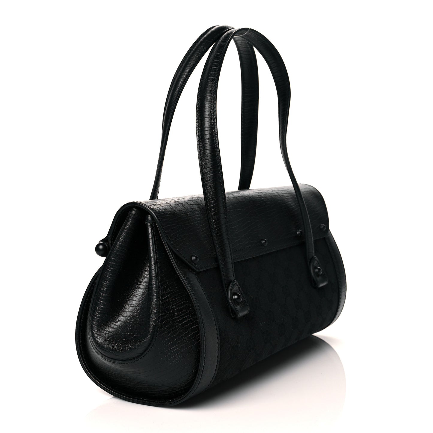 Monogram Bamboo Bullet Bag Black