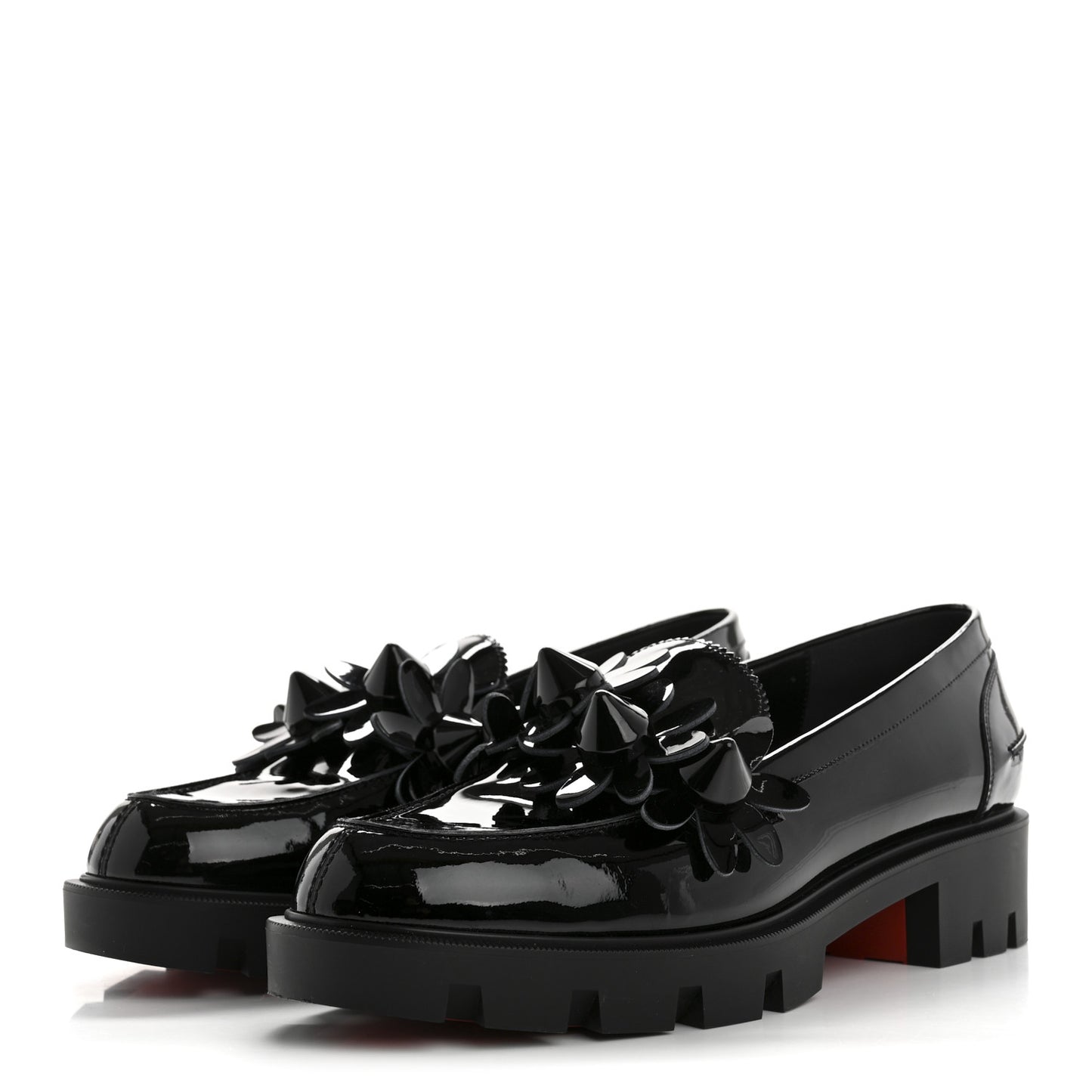 Patent Daisy Loafers 40.5 Black
