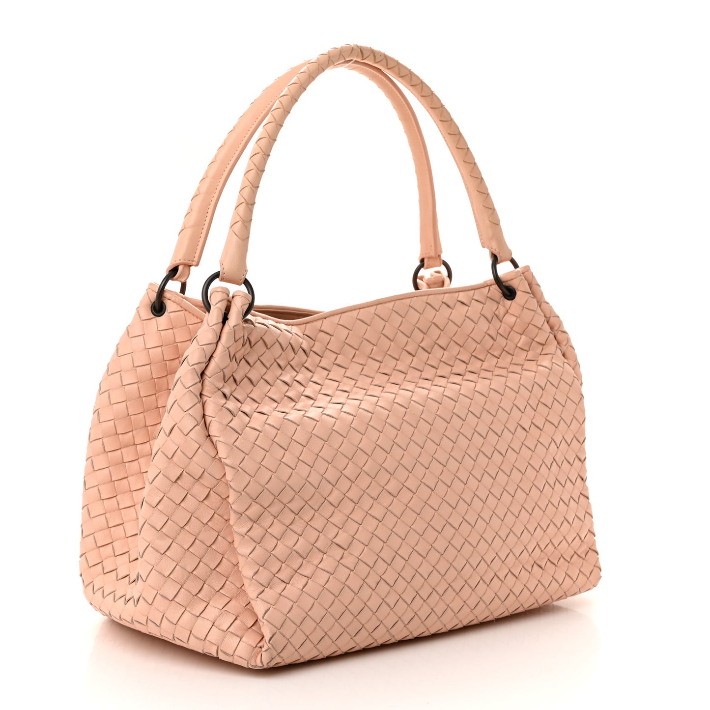 Nappa Intrecciato Parachute Bag Flamingo