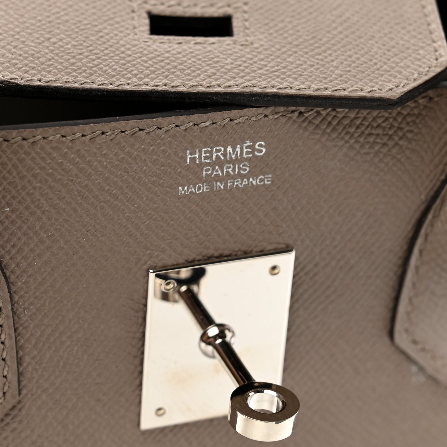 Epsom Birkin 30 Gris Asphalte