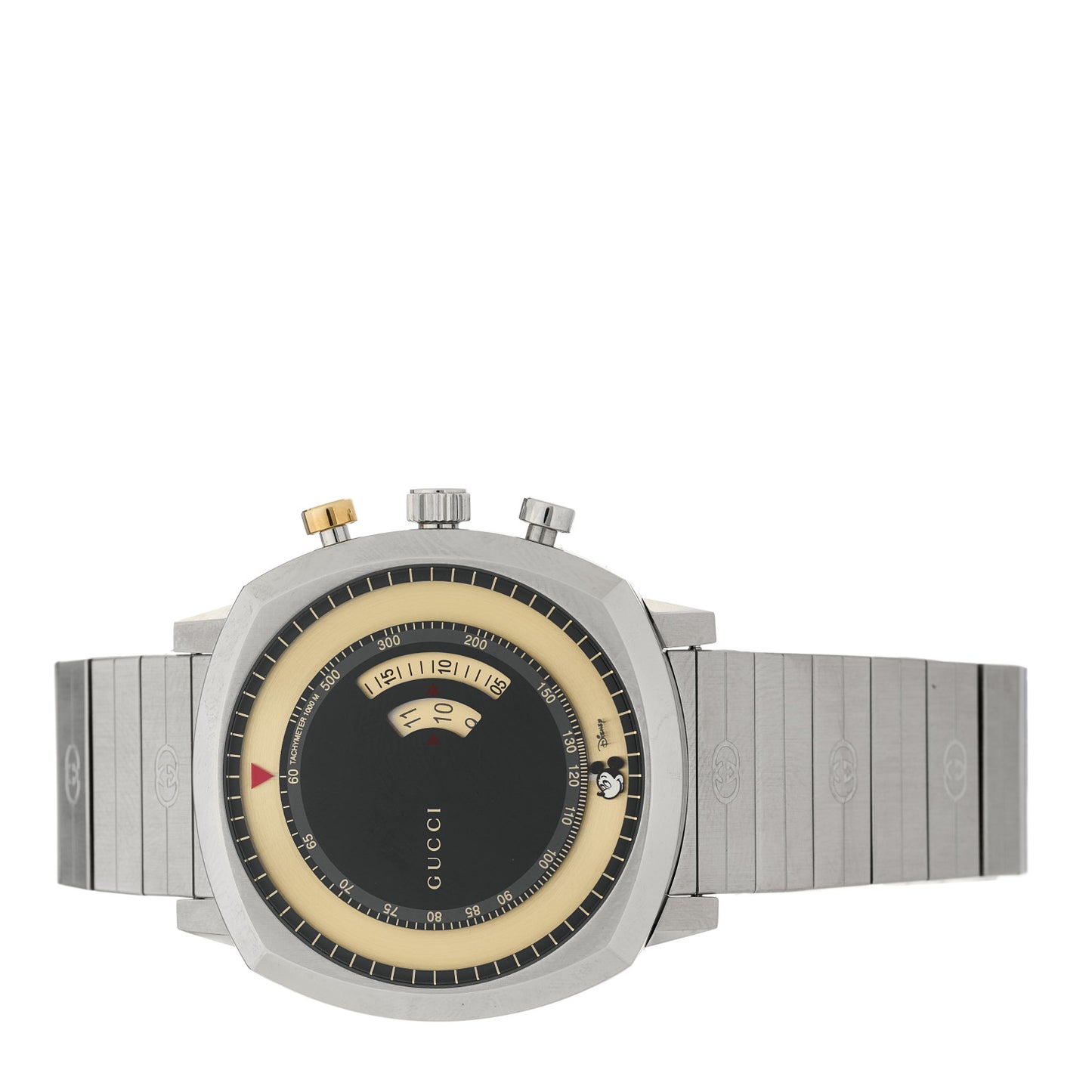 Stainless Steel 40mm Grip Quartz Watch Black