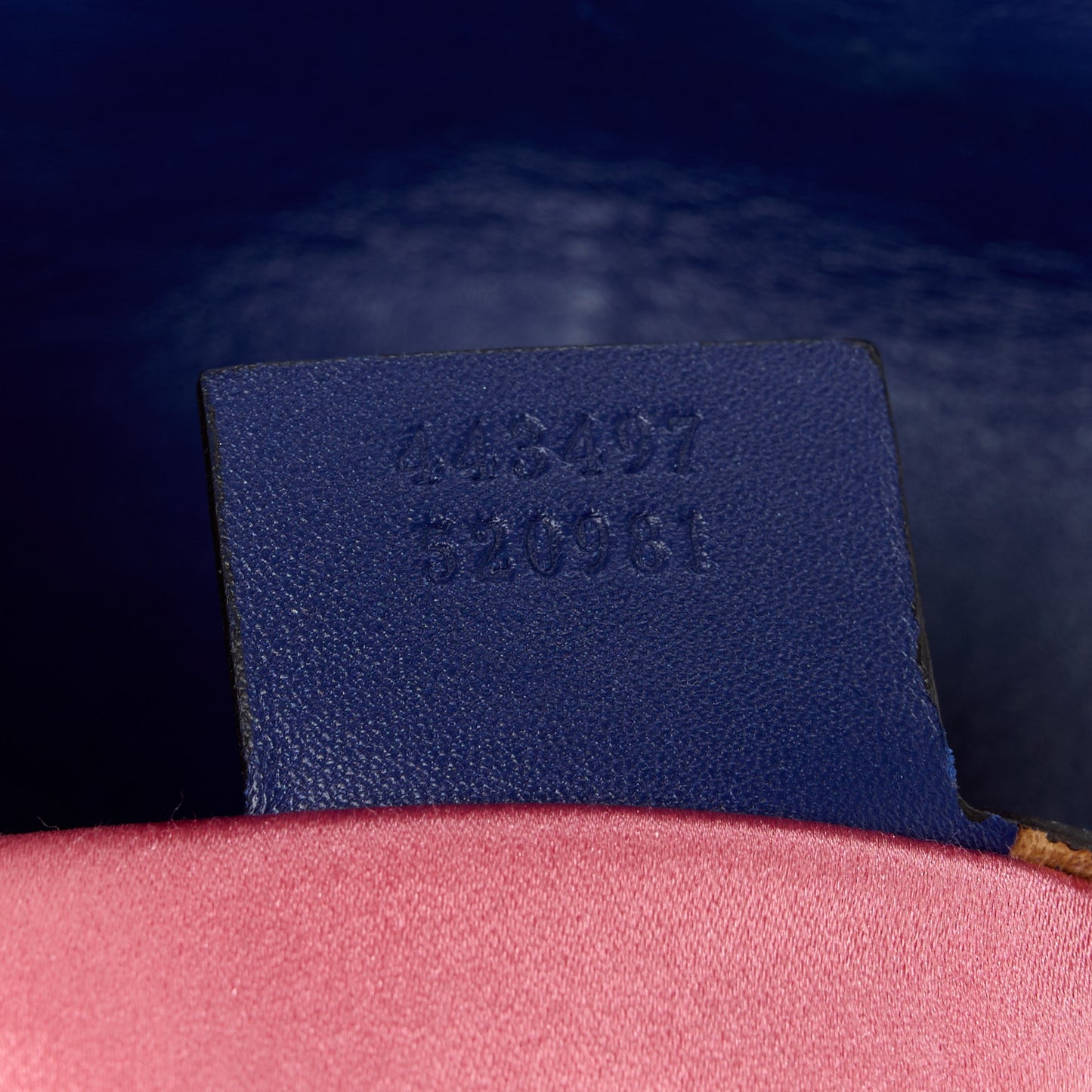 Velvet Matelasse Small GG Marmont Shoulder Bag Cobalt Blue