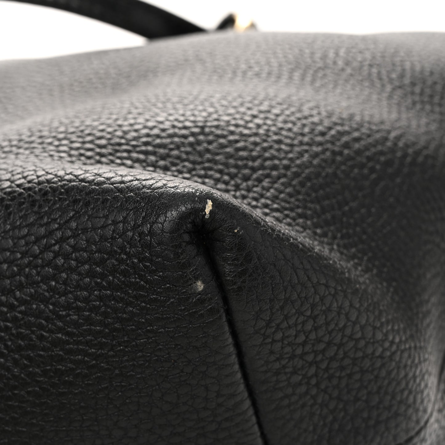 London Grainy Calfskin Small Salisbury Tote Black