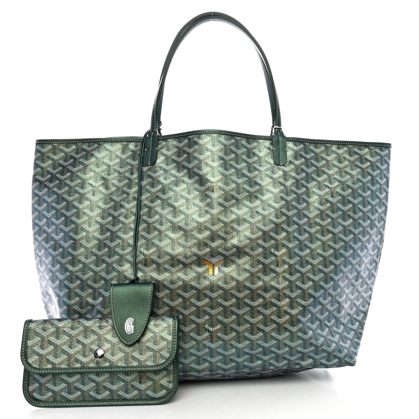 Iridescent Goyardine Saint Louis GM Pearly Green