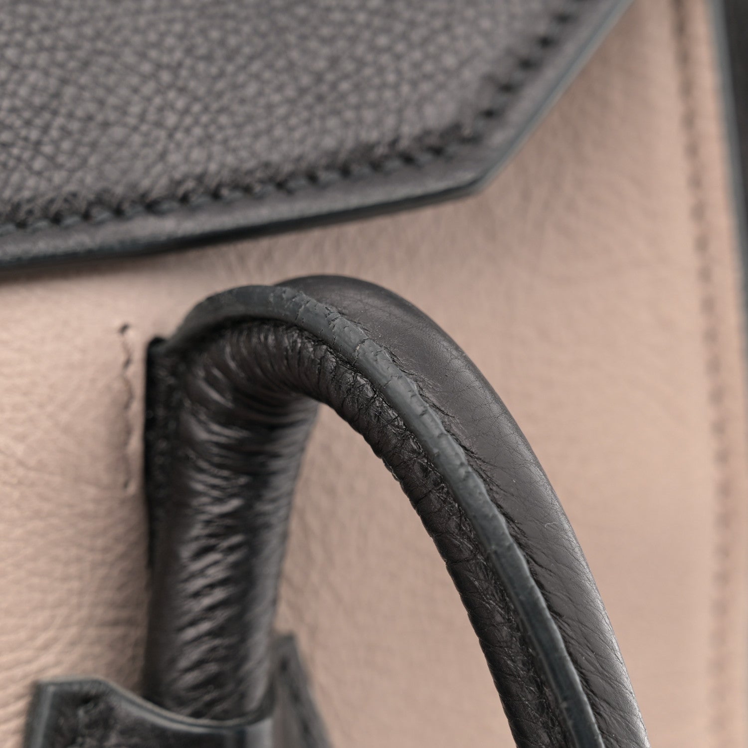 Prada Glace Calfskin Sound Tote Bag Pomice Black 13 of 13