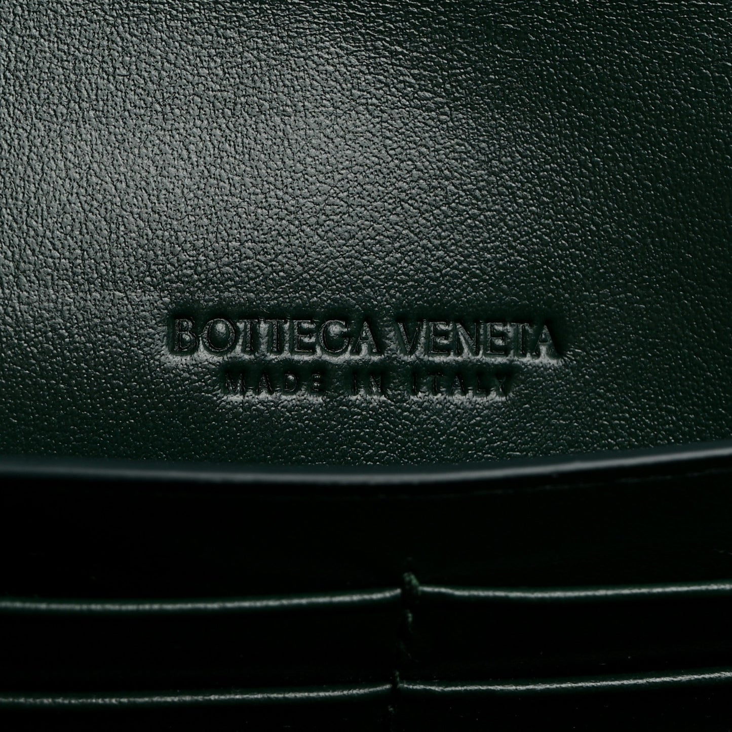 Nappa Intrecciato Long Andiamo Top Handle Clutch Emerald Green