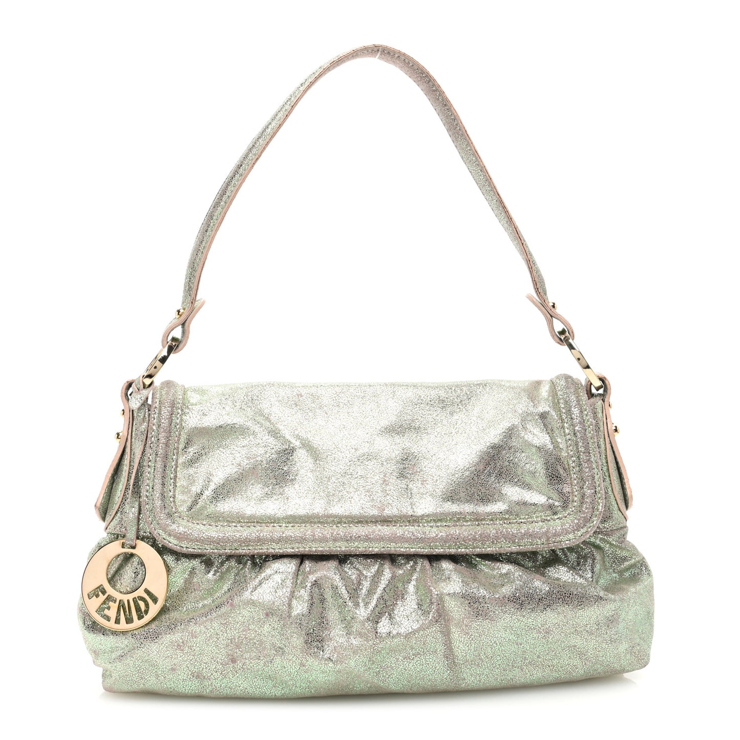 Metallic Nappa Small Chef Shoulder Bag Multicolor