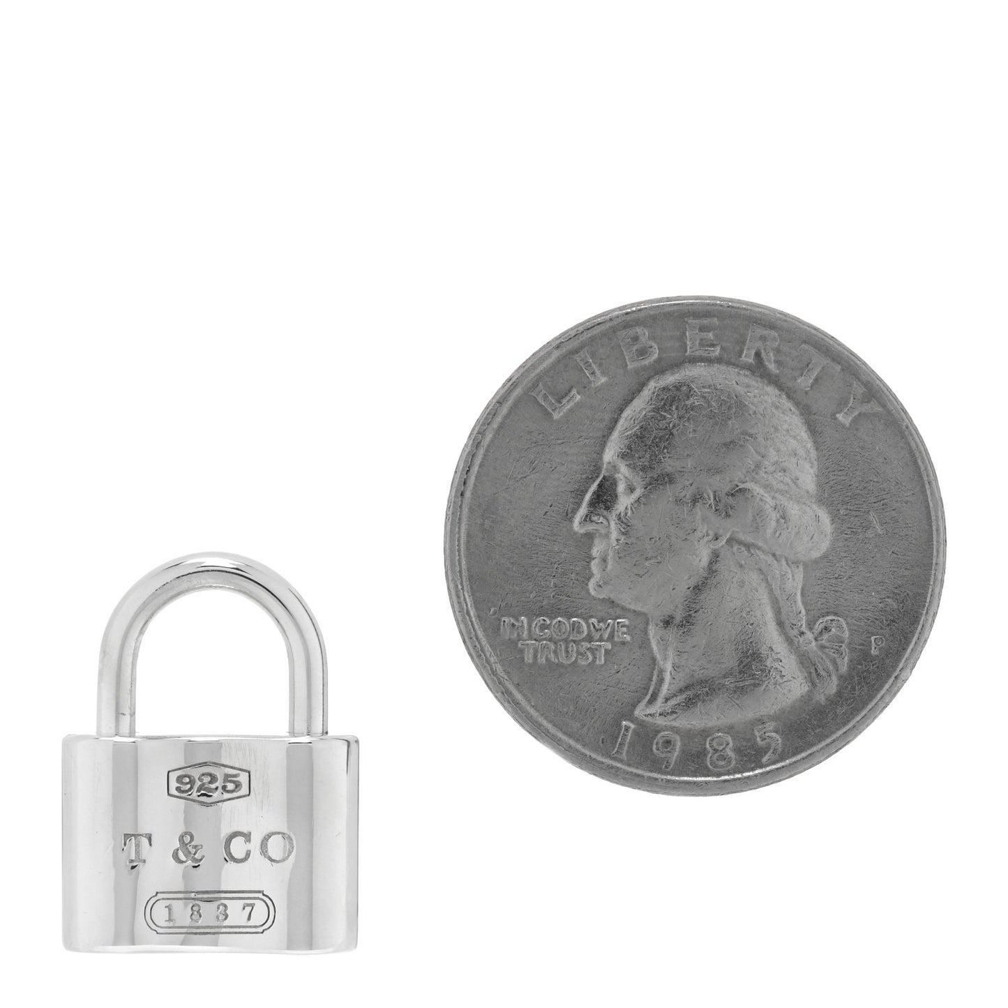Sterling Silver 1837 Lock Charm
