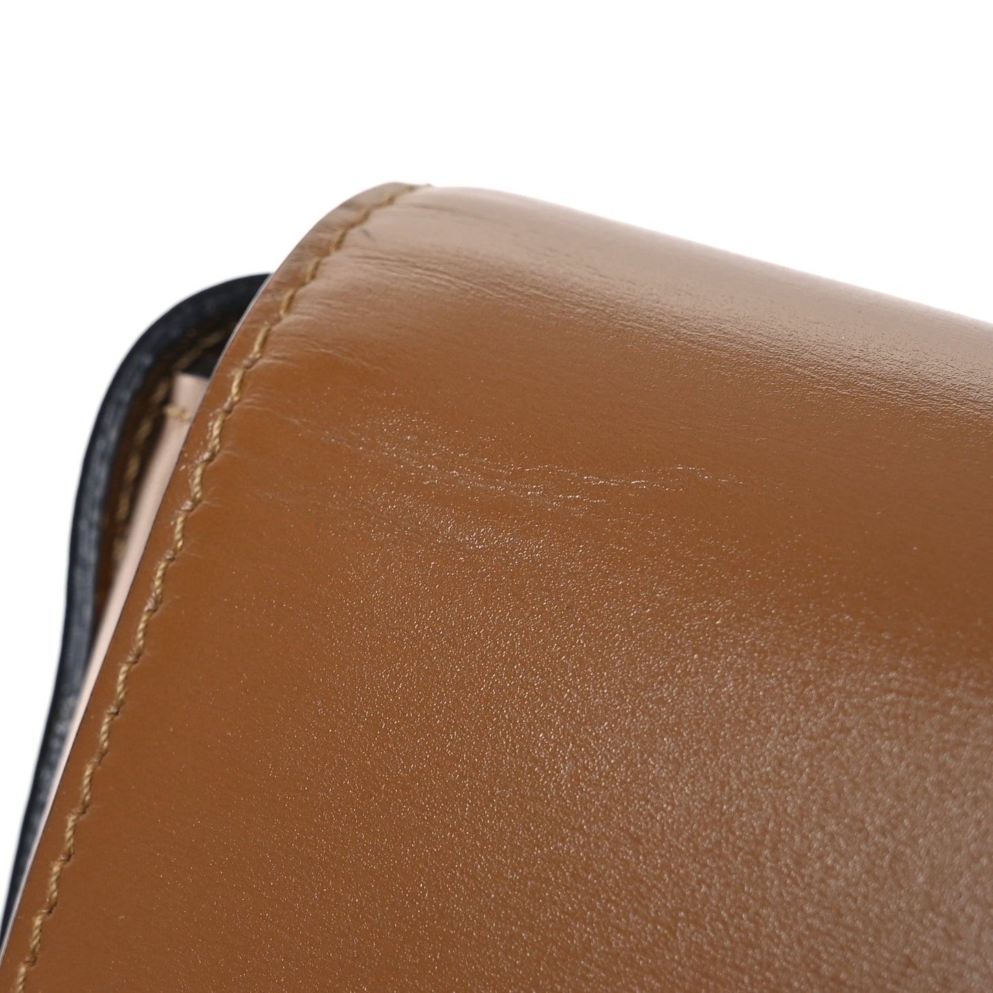 Shiny Calfskin Teen Triomphe Bronze
