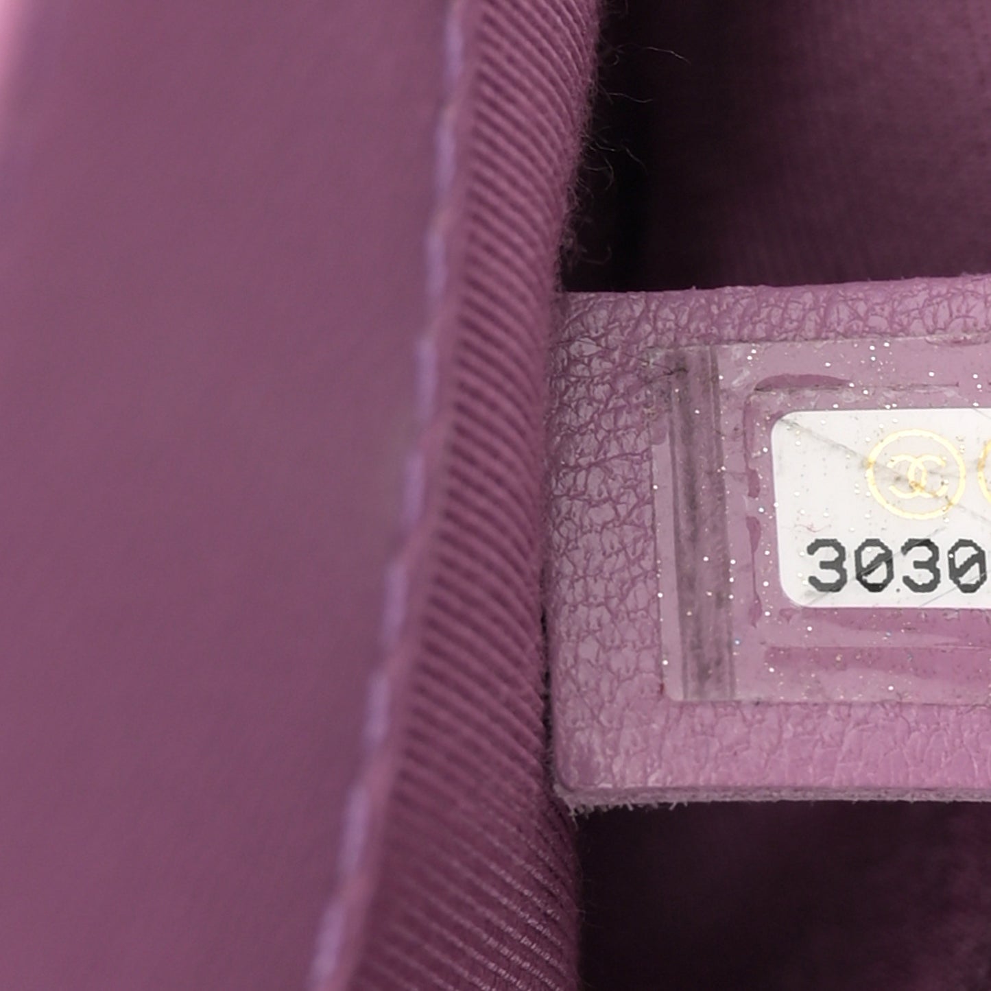 Goatskin Quilted Medium Chanel 19 Flap Purple