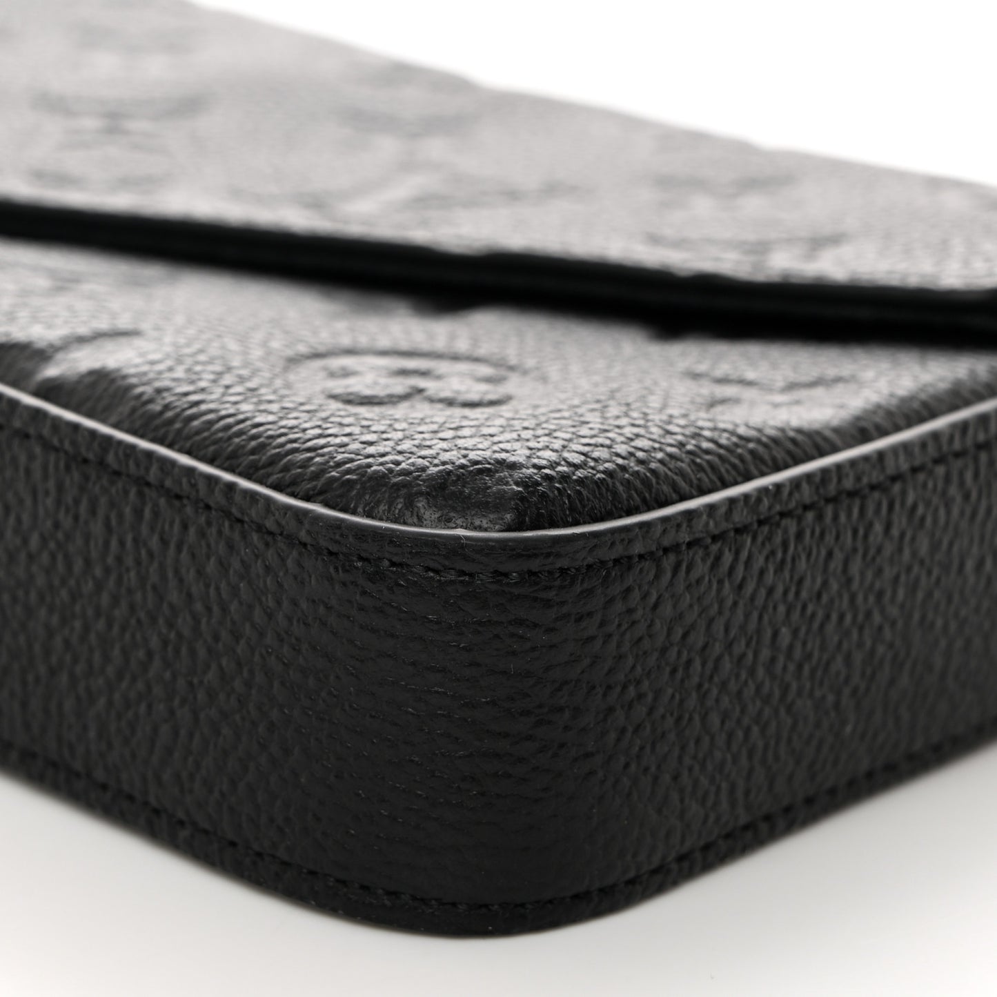 Empreinte Pochette Felicie Chain Wallet Black
