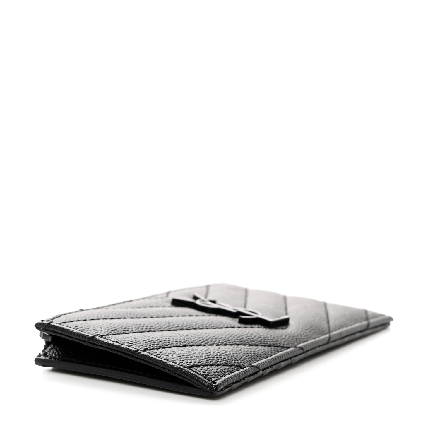Monogram Grain de Poudre 5 Fragments Zip Pouch Card Holder Black