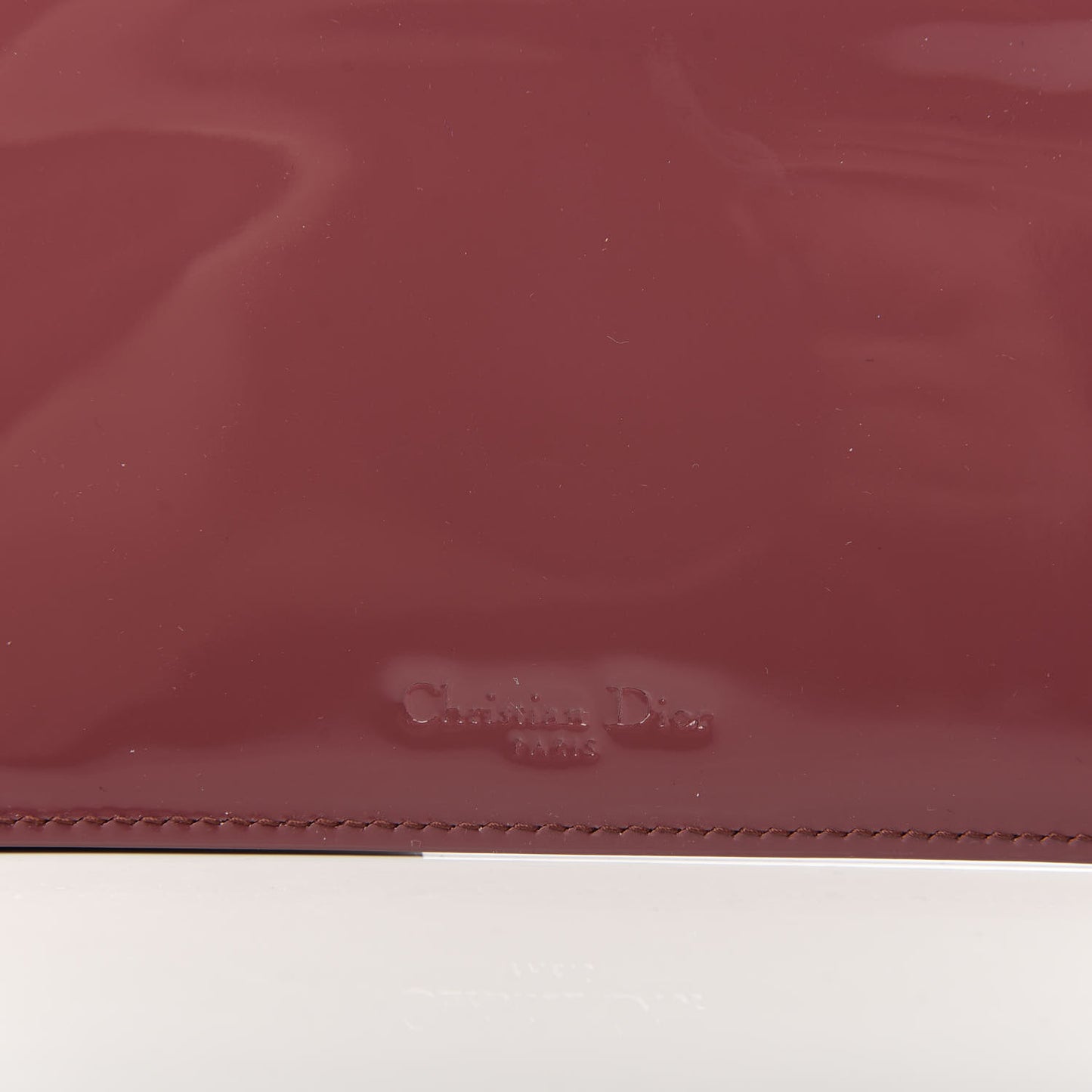 Patent Lady Dior Convertible Clutch Inserts Red