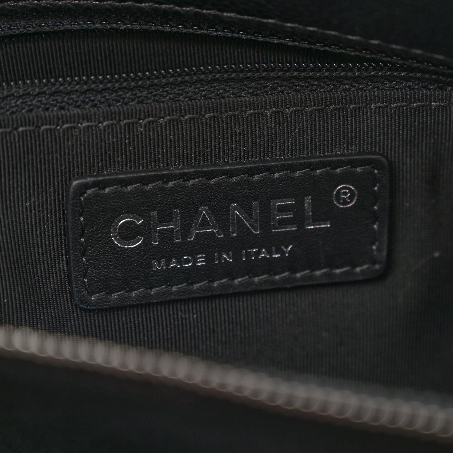 Chanel Caviar Quilted City Shopping Tote Black 6 of 13