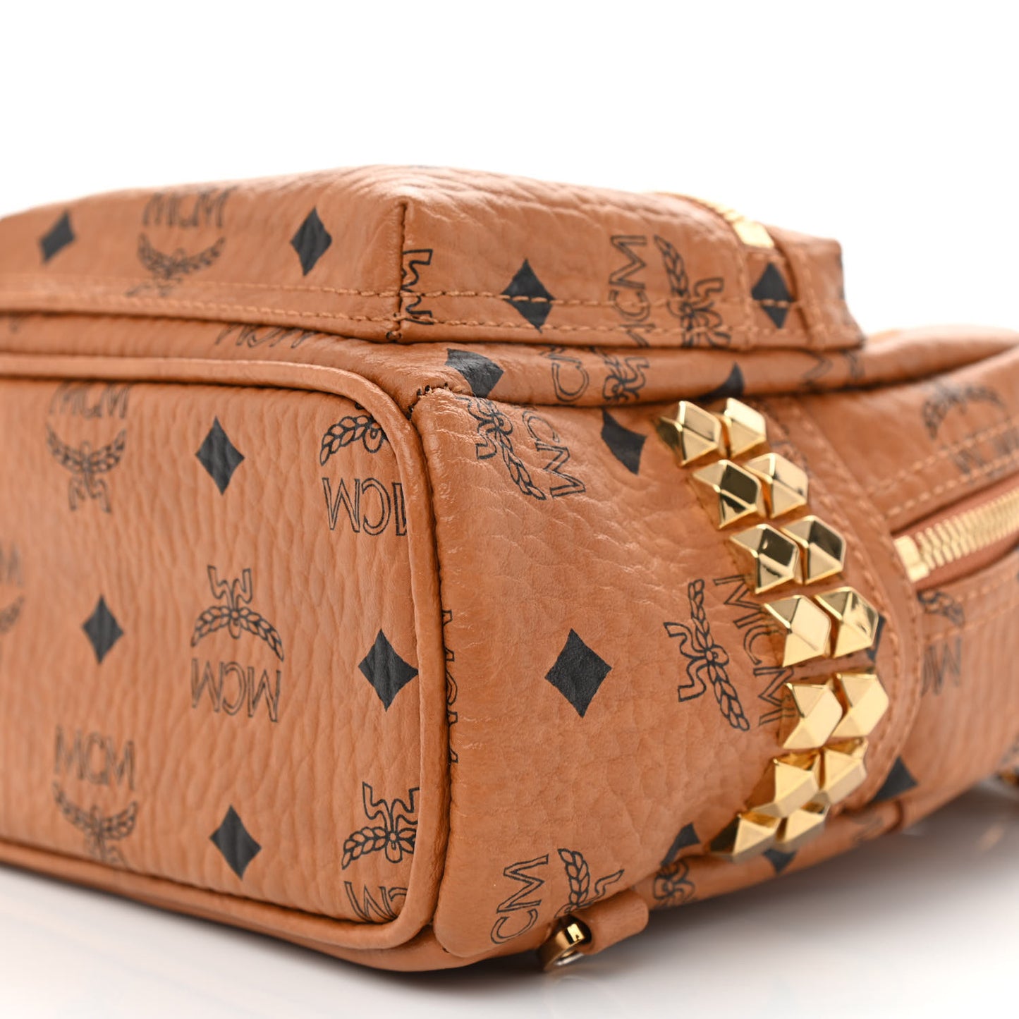 Visetos Side Stud X-Mini Stark Backpack Cognac