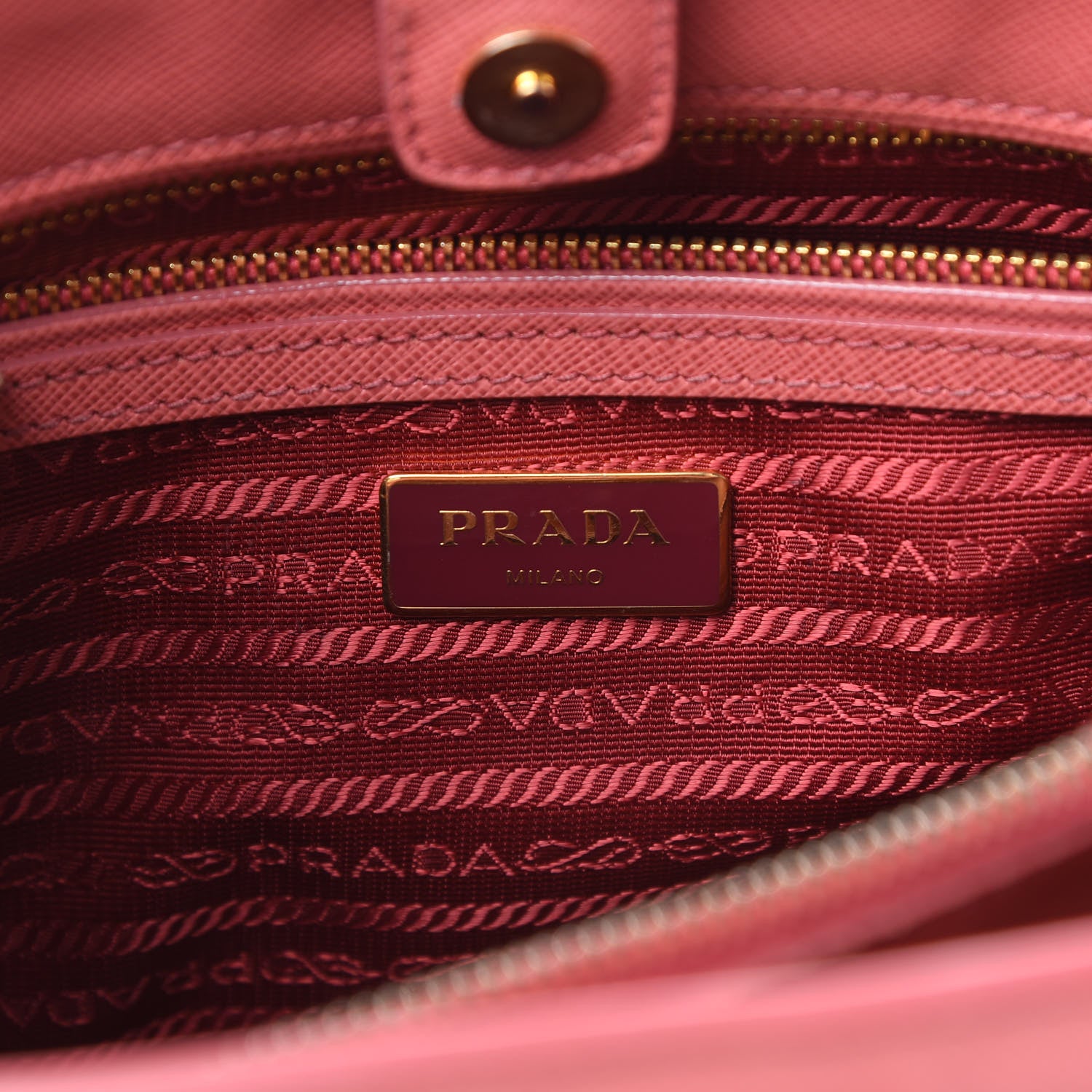 Prada Saffiano Lux Medium Tote Bruyere 7 of 21