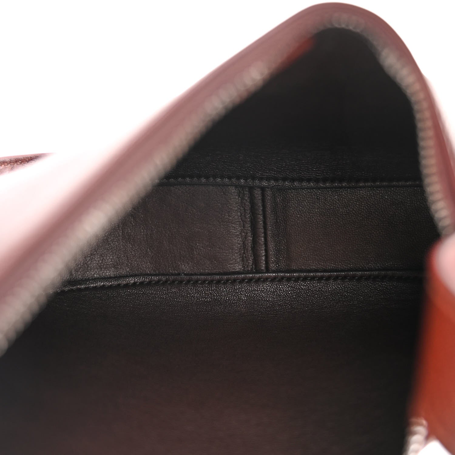 The Row Grained Calfskin Half Moon Shoulder Bag Burnt Wood 5 of 9