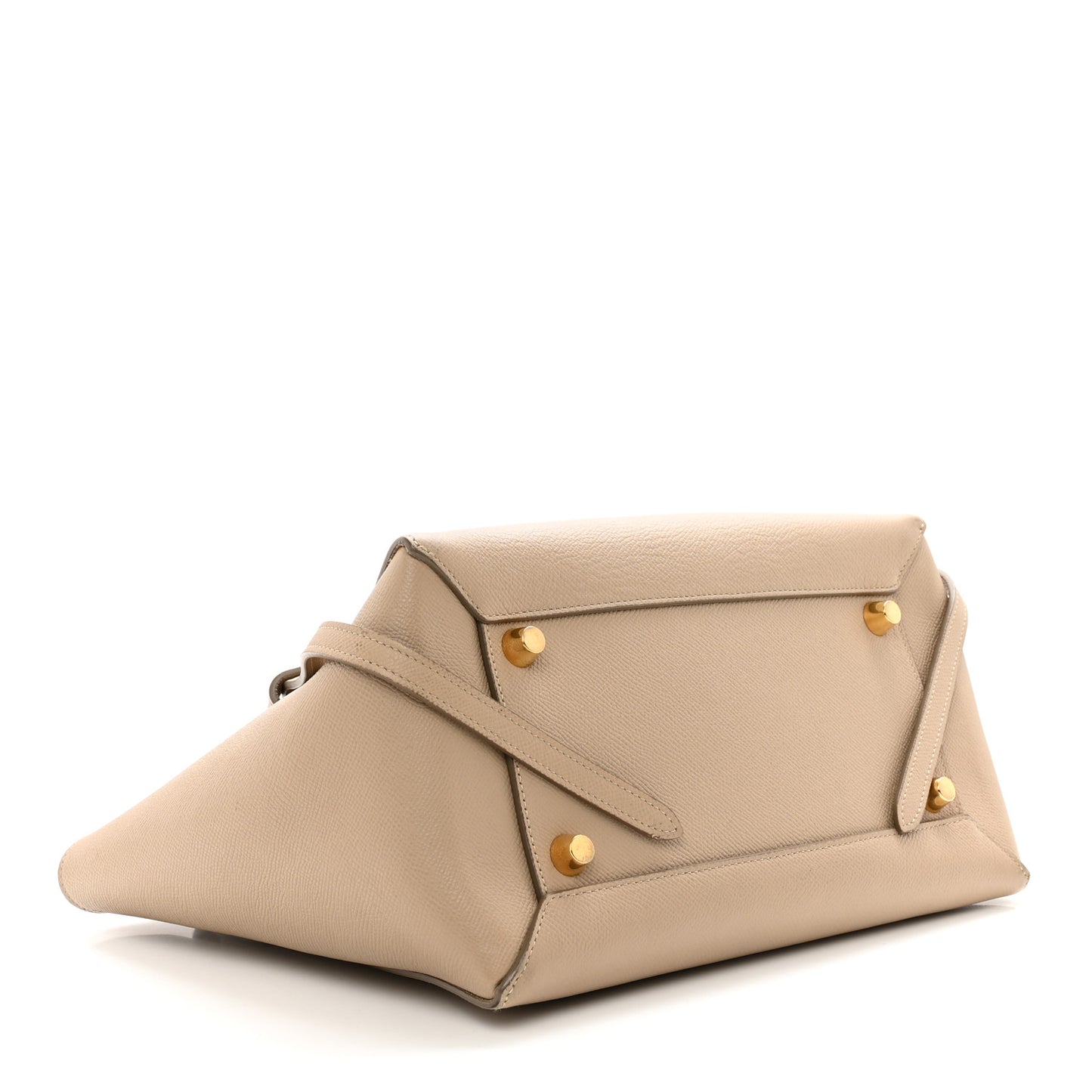Grained Calfskin Mini Belt Bag Light Taupe