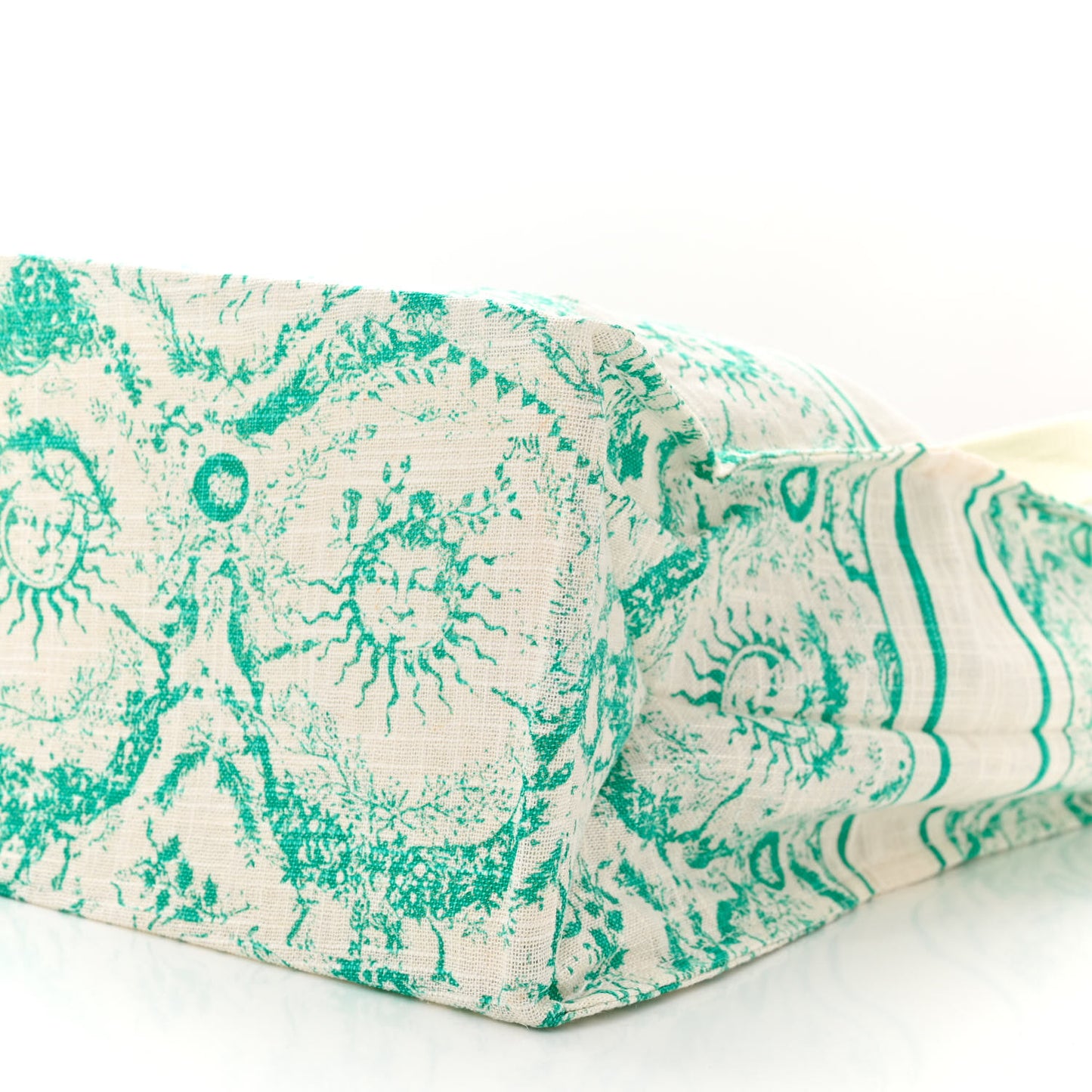 Canvas Dioriviera Toile de Jouy Soleil Tote Aquamarina