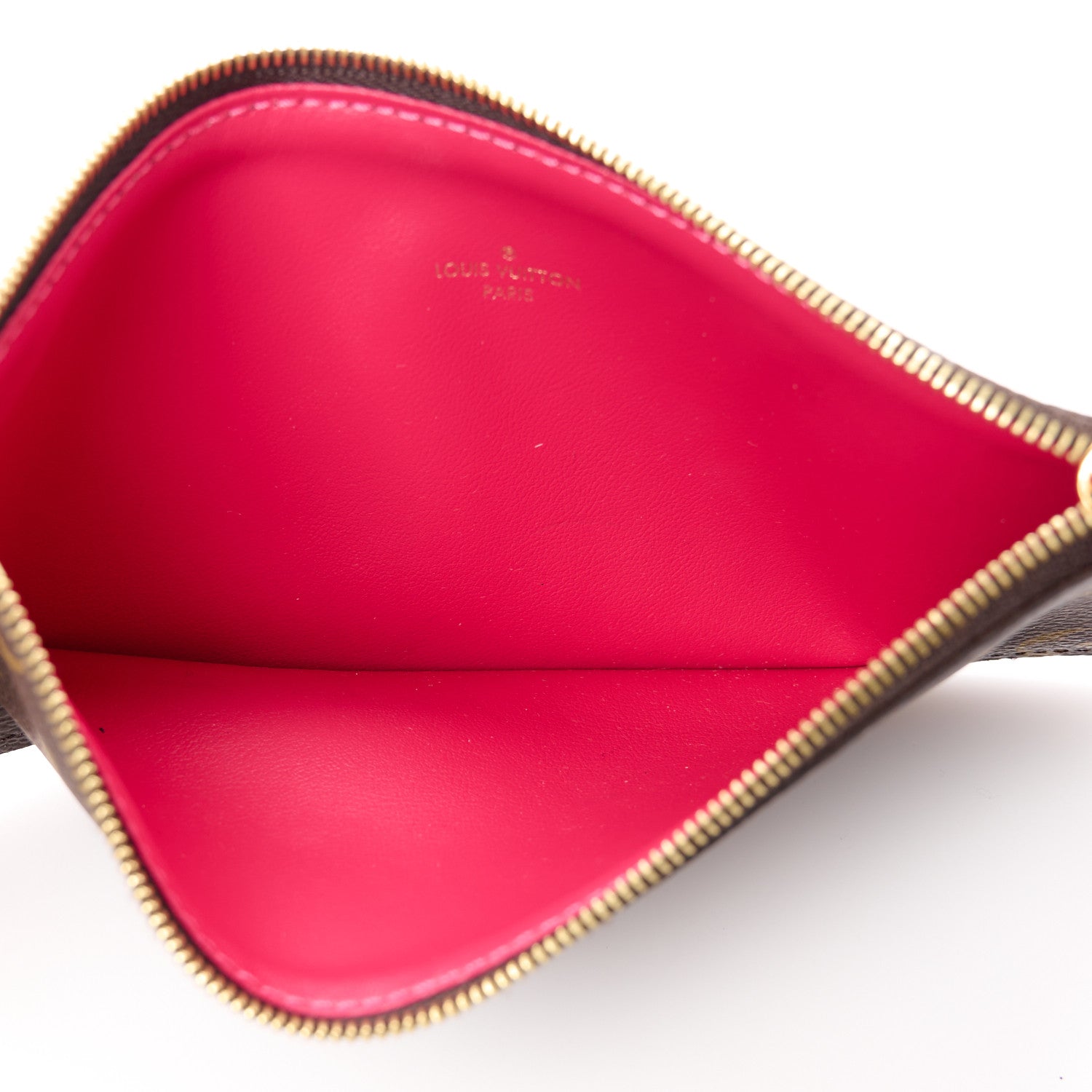 Louis Vuitton LOUIS VUITTON Monogram 2021 Christmas Animation Hollywood Pochette Felicie Chain Wallet Fuchsia 10 of 14