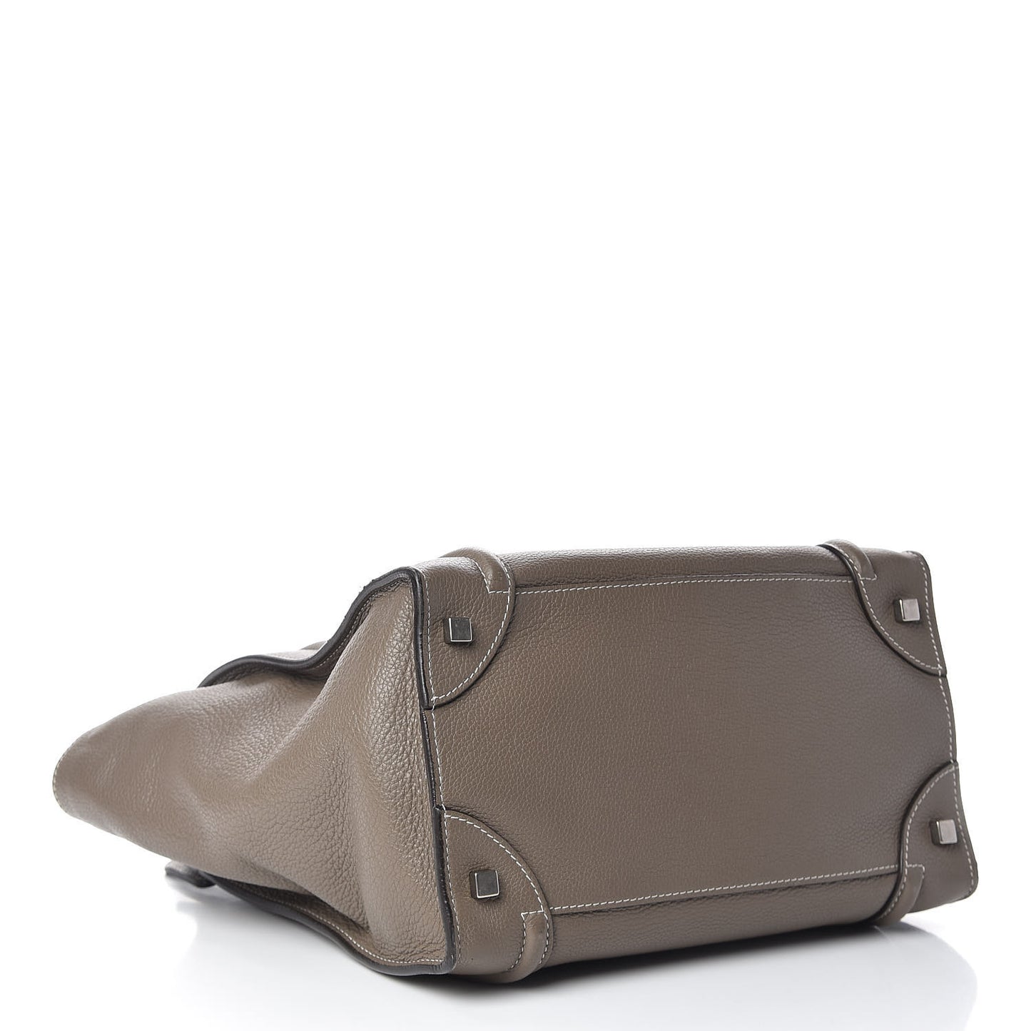 Drummed Calfskin Mini Luggage Souris