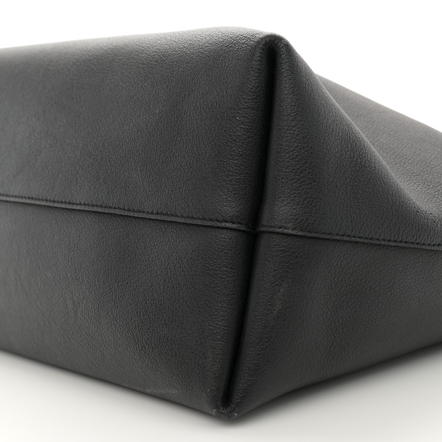 Saint Laurent Calfskin Large Shopping Tote Black 10 of 14