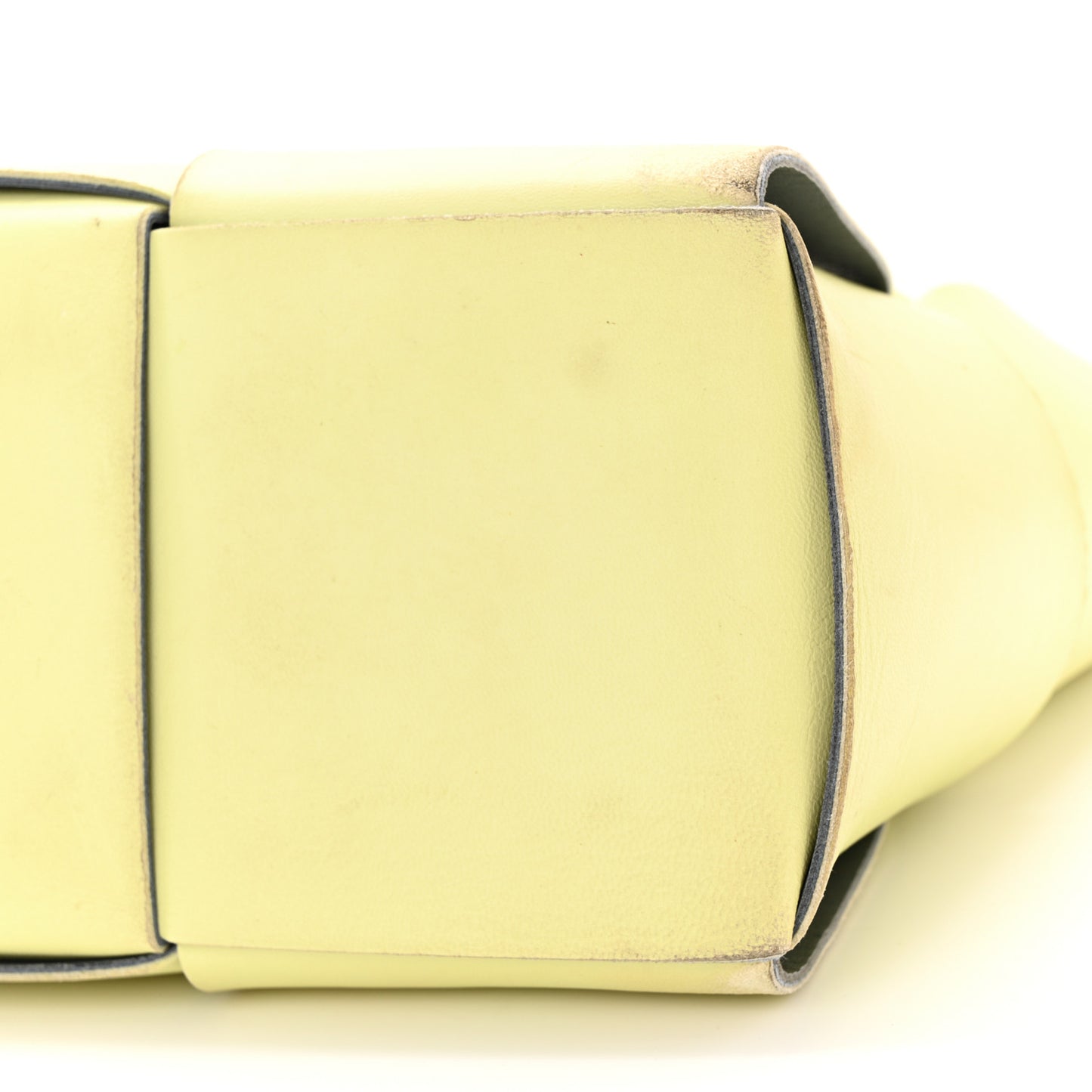 Nappa Maxi Intrecciato Small Arco Tote Lemon