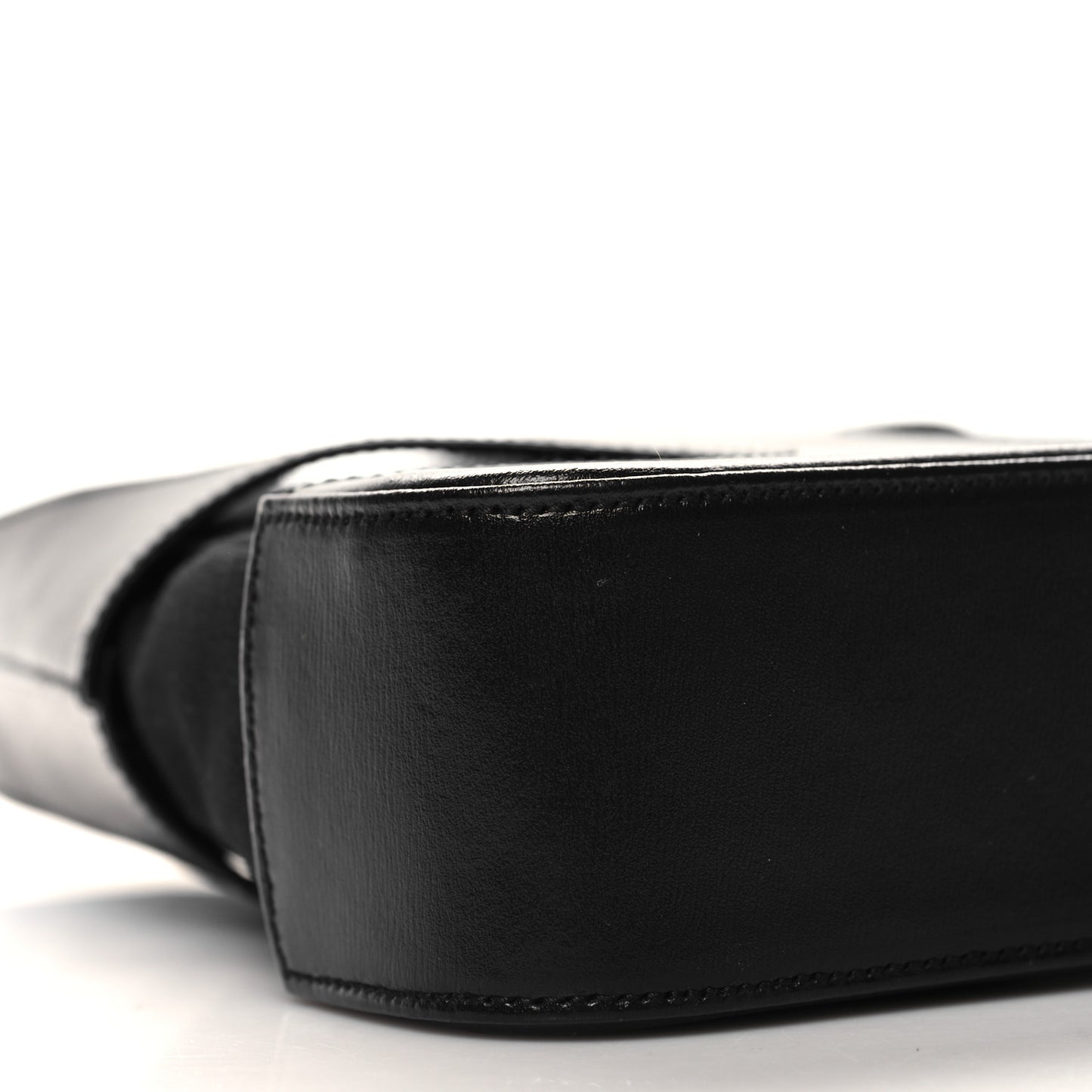 Calfskin Cut Out Top Handle Black
