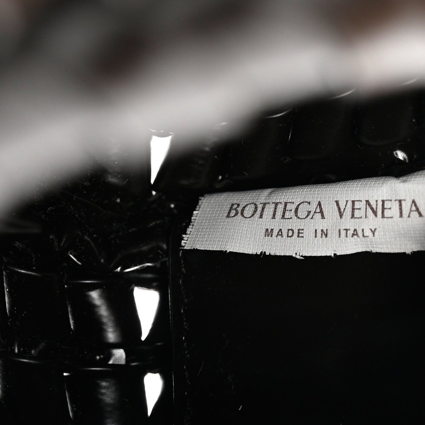 Nappa Intrecciato Slanted Clutch Fondant