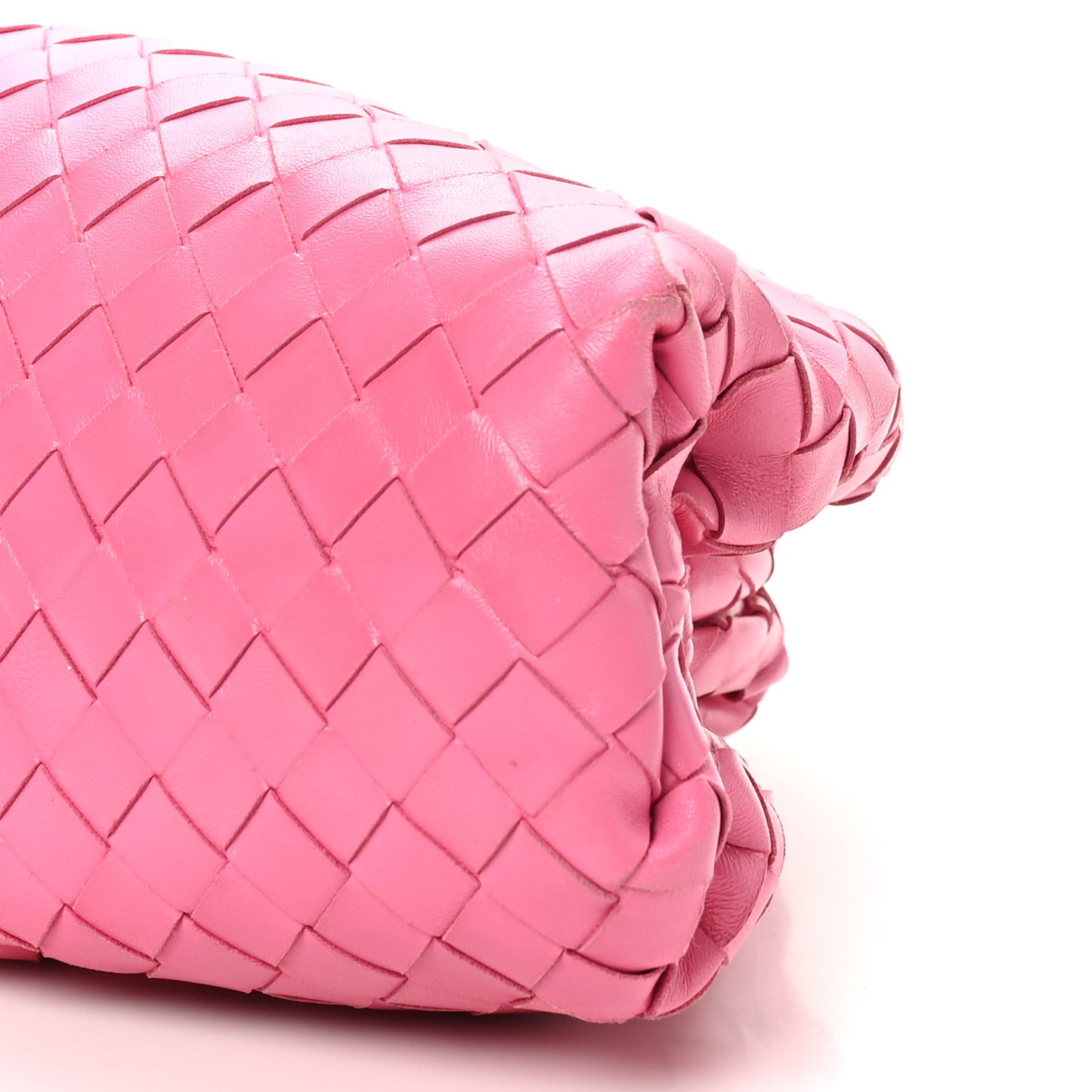 Nappa Maxi Intrecciato The Pouch Oversized Clutch Pink