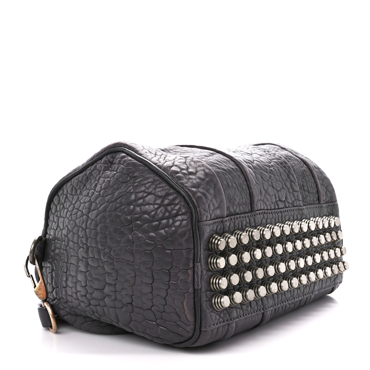 Pebbled Lambskin Rockie Tundra Antique Silver Hardware