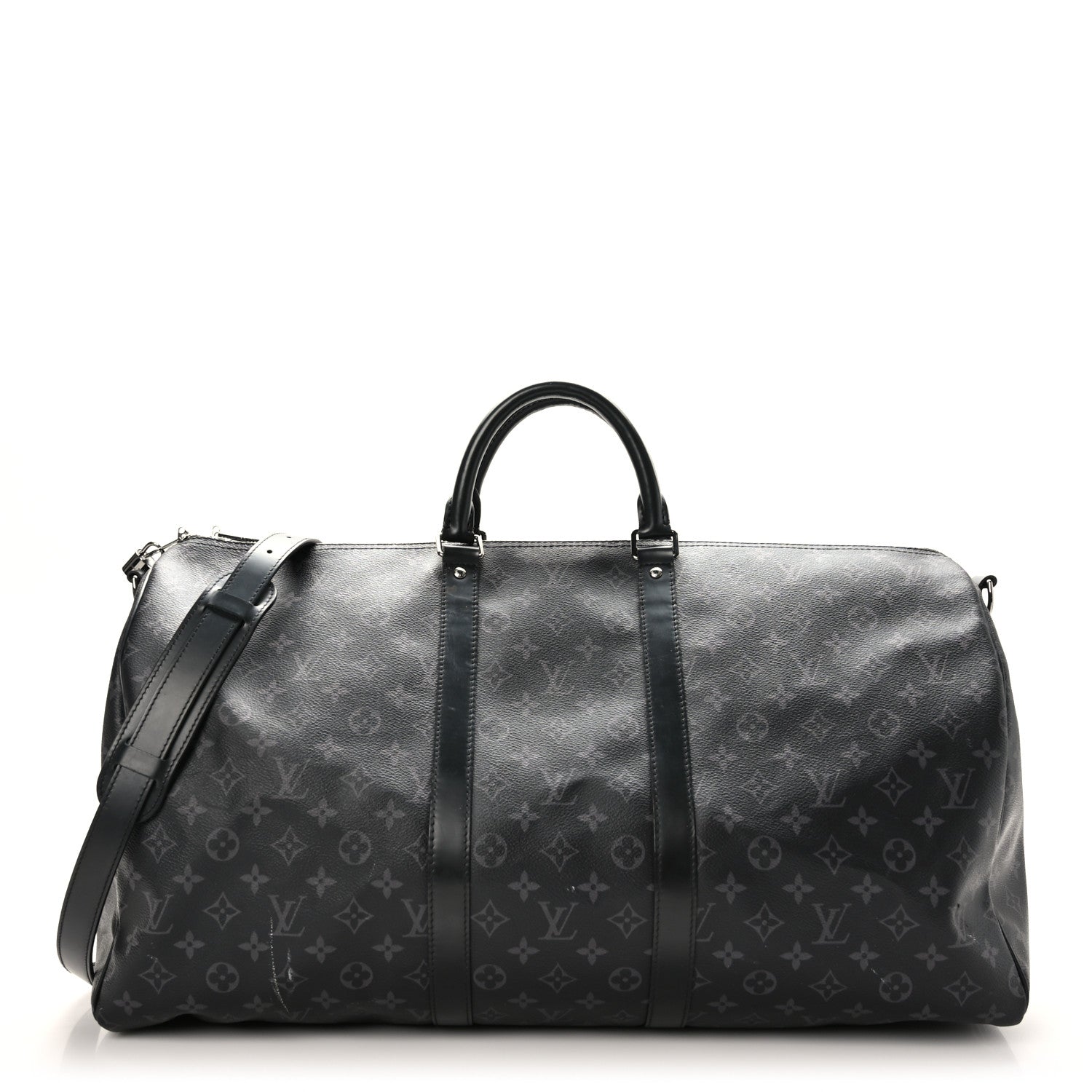 Louis Vuitton Monogram Eclipse Keepall Bandouliere 55 1 of 9