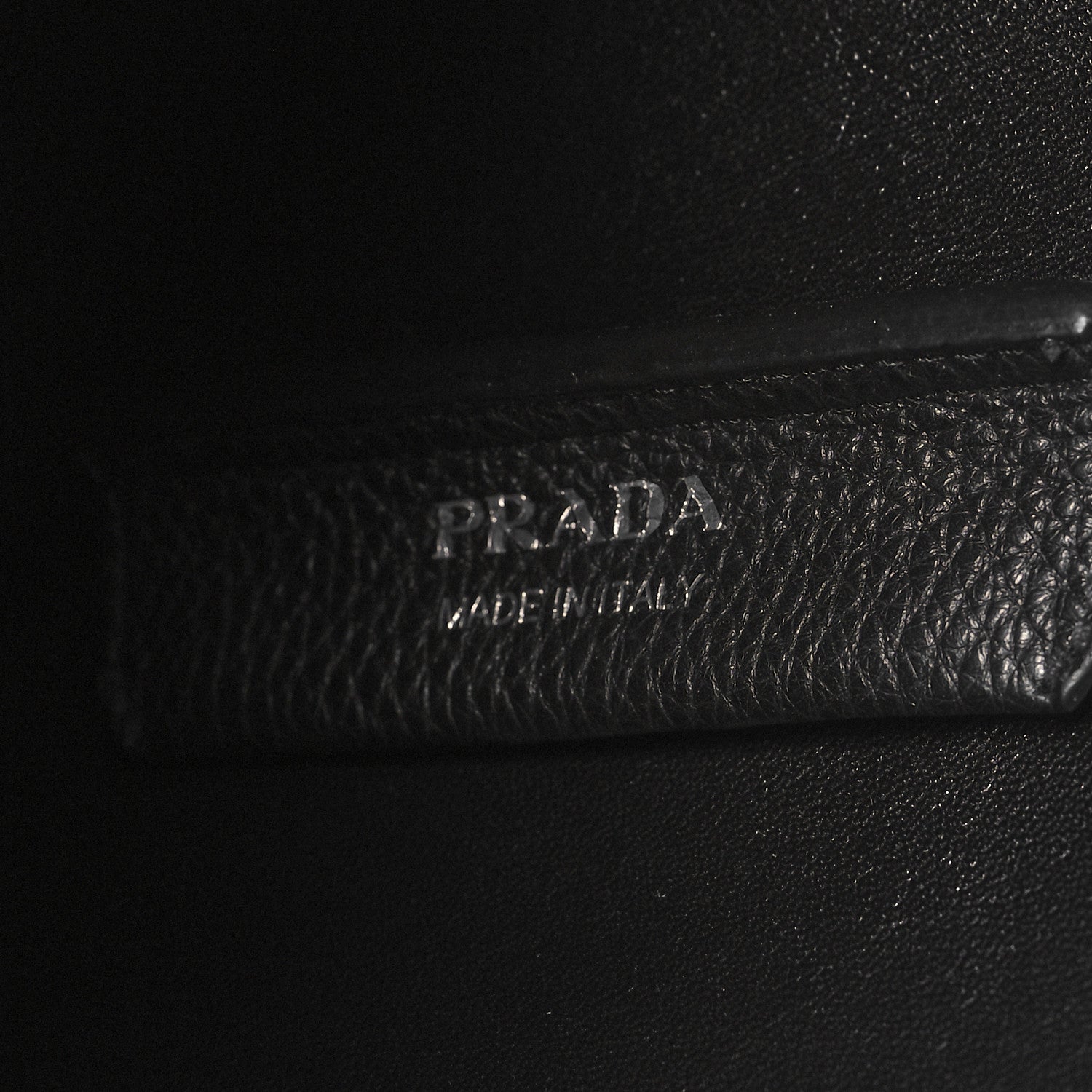 Prada Vitello Daino Soft Medium Dynamique Tote Black 6 of 9