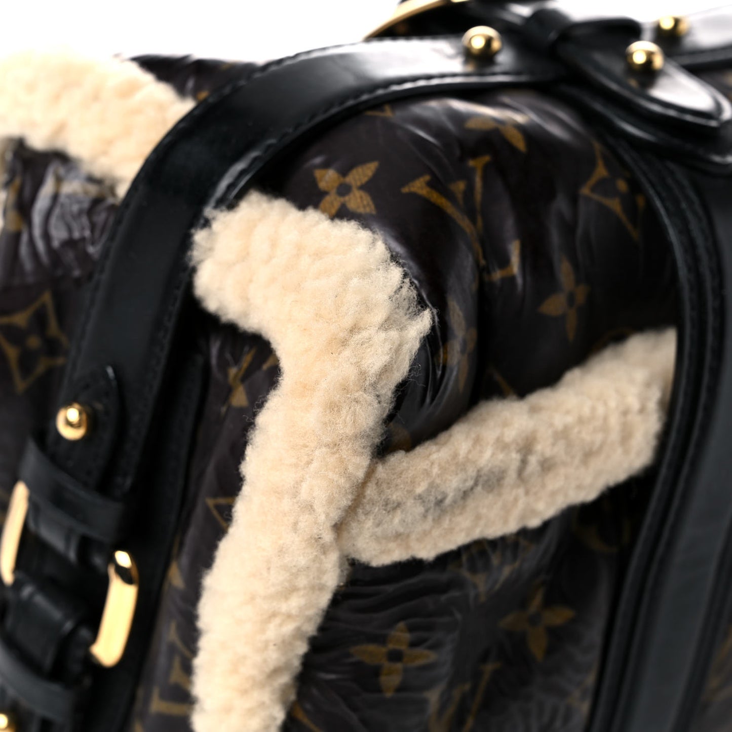 Monogram Shearling Storm Bag