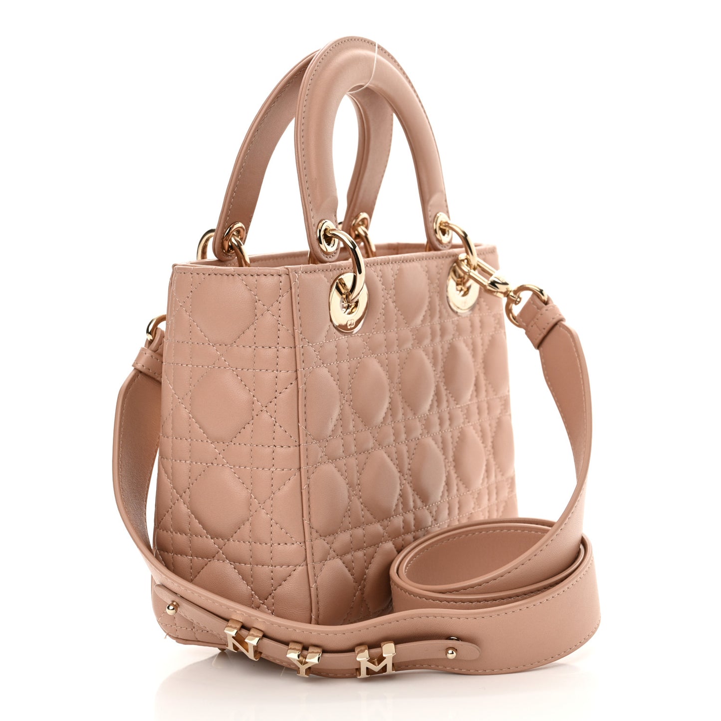 Lambskin Cannage Small My ABC Dior Lady Dior Rose Des Vents