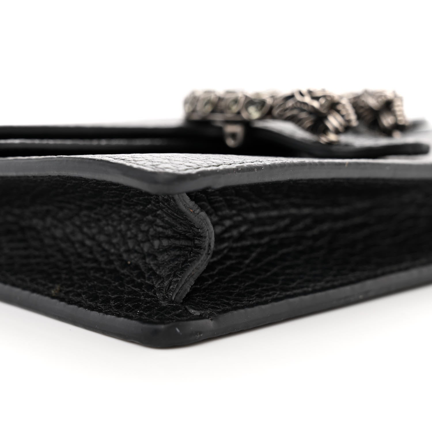 Gucci Calfskin Super Mini Dionysus Shoulder Bag Black 9 of 11