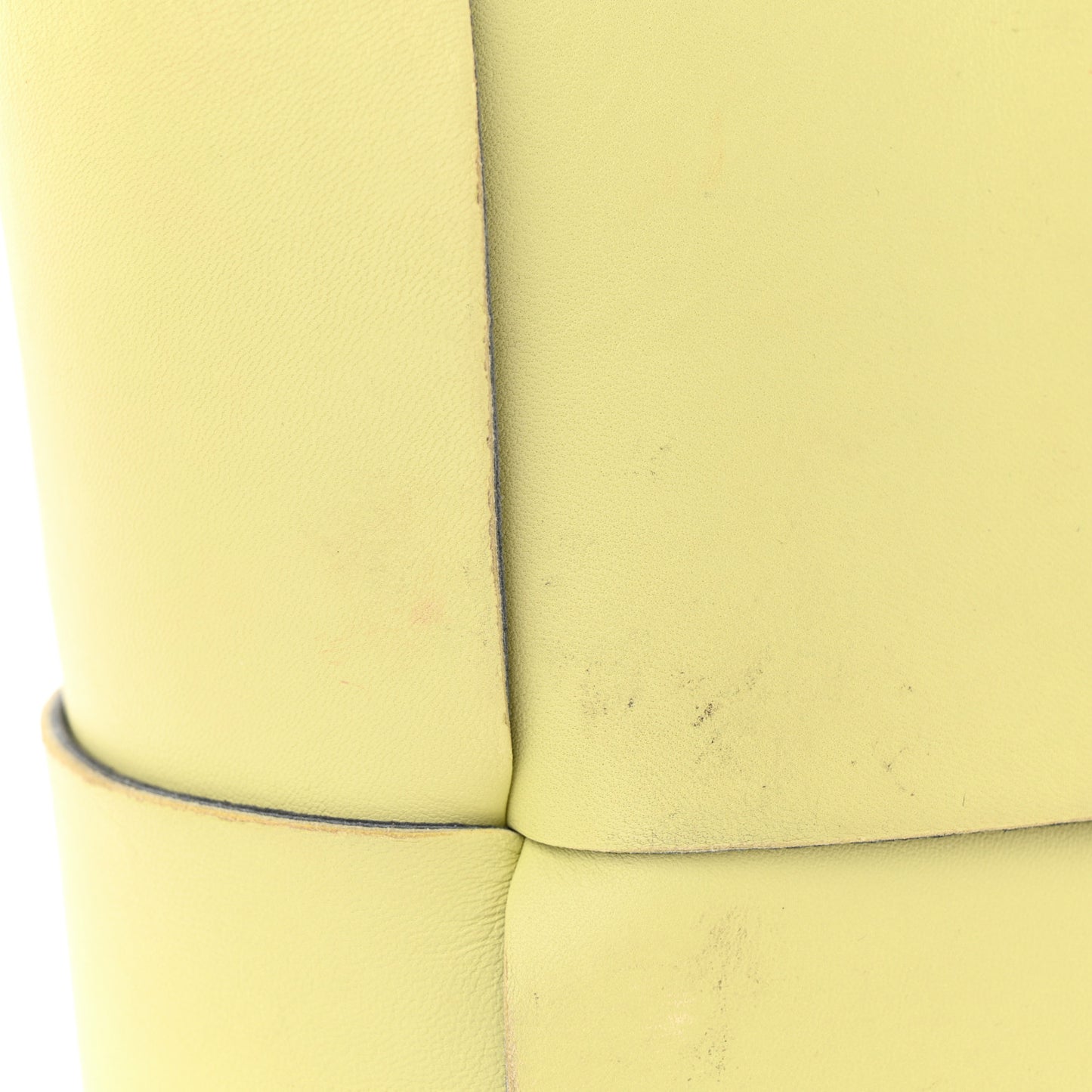 Nappa Maxi Intrecciato Small Arco Tote Lemon