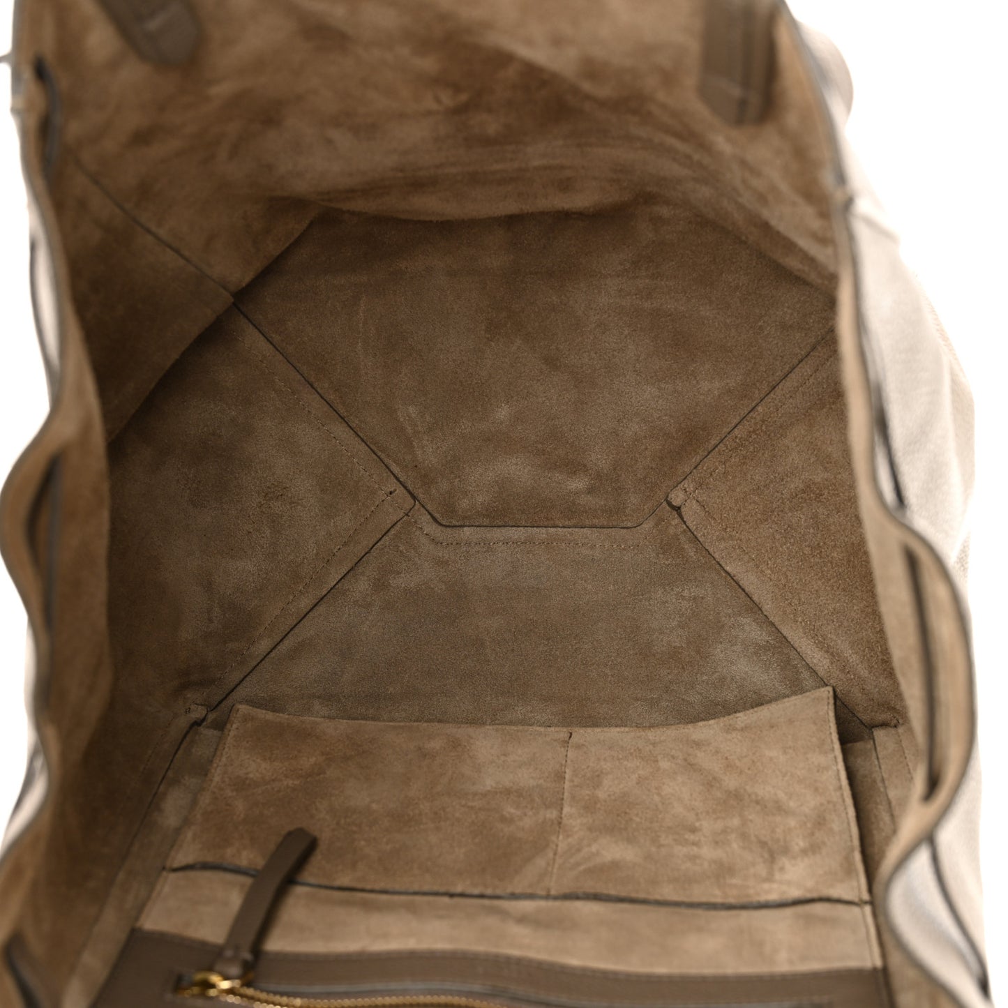 Soft Grained Calfskin Small Belt Cabas Phantom Taupe
