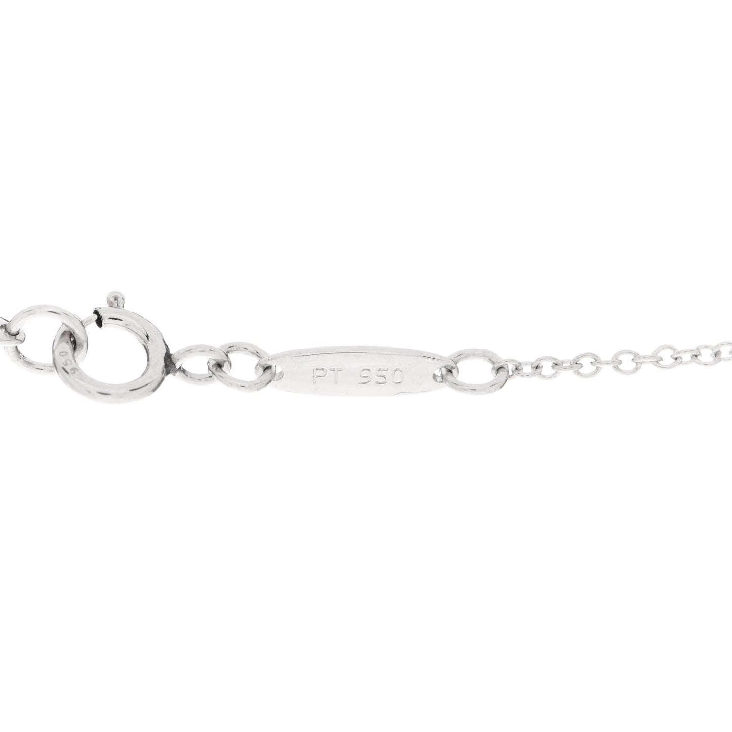 Platinum Diamond 16mm Elsa Peretti Cross Pendant Necklace