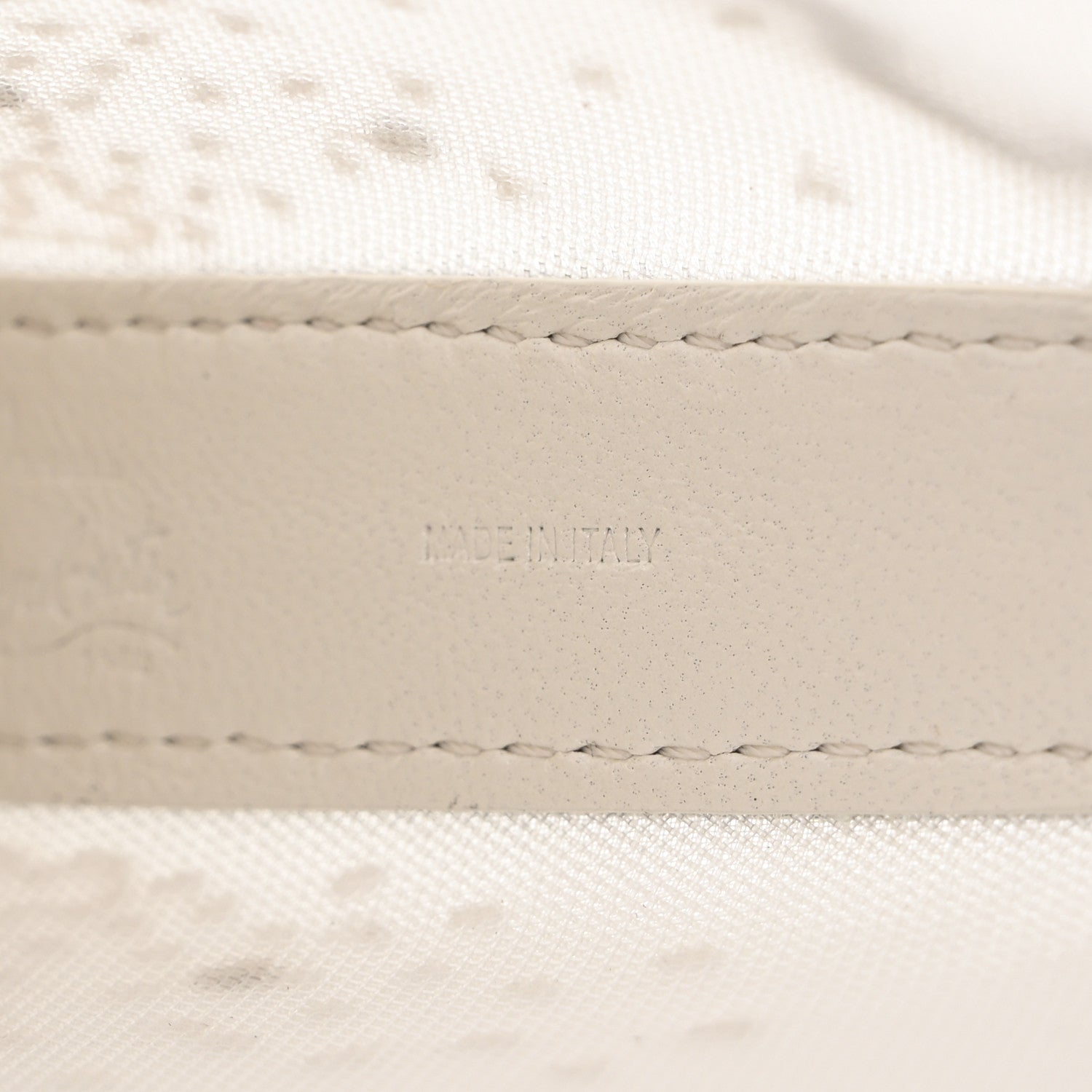 Christian Louboutin Mesh Fabric Crystal Embellished Mini Loubila Chain Clutch Bianco Silver 7 of 10
