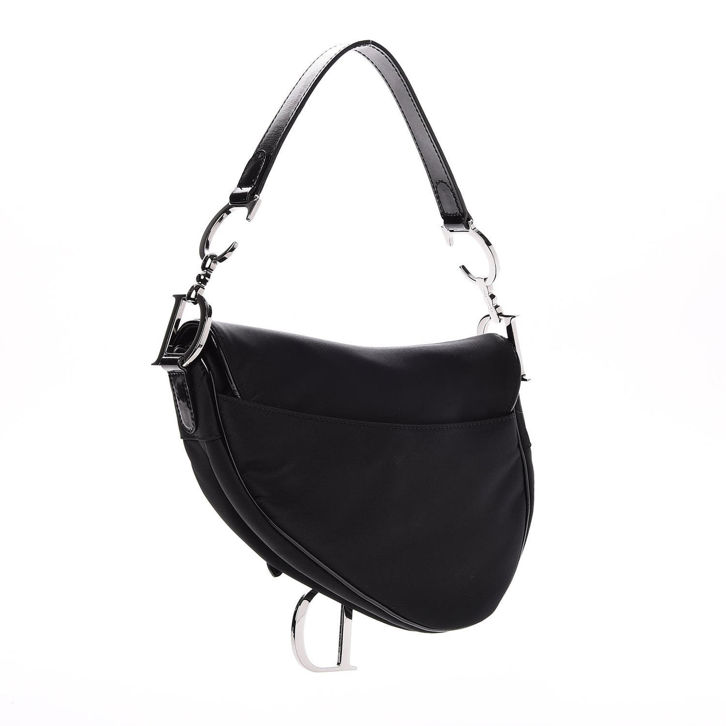 Nylon Saddle Bag Black