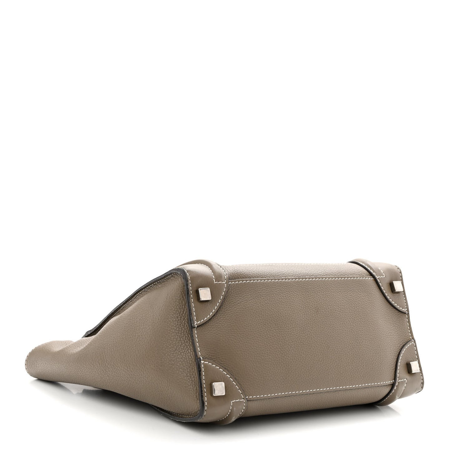 Drummed Calfskin Micro Luggage Souris
